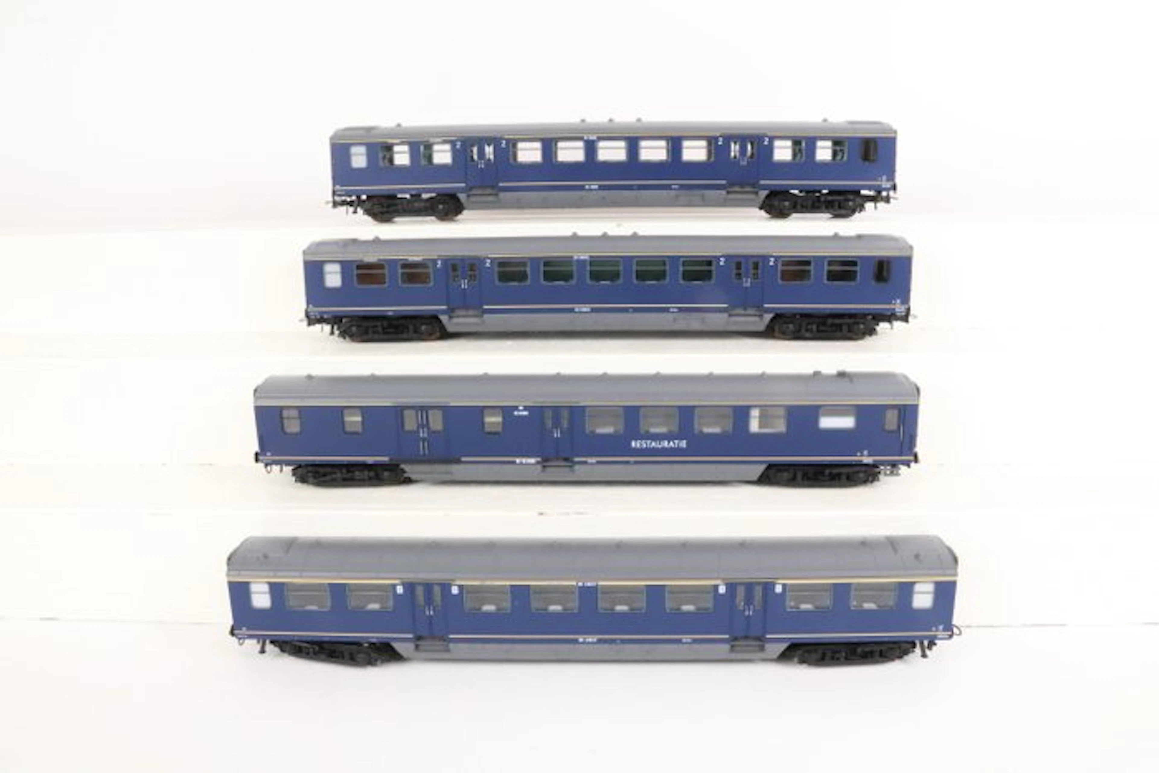 Artitec H0 - Model train passenger carriage (4) - Plan E carriages