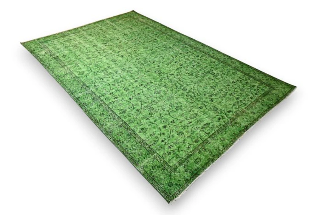 Green vintage - Rug - 280 cm - 180 cm - with certificate
