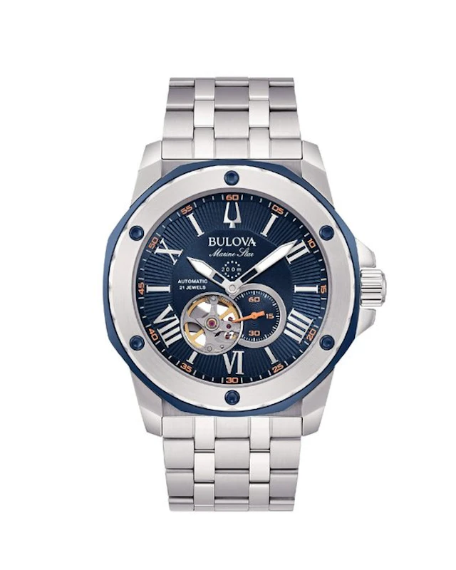 Bulova - " NO RESERVE PRICE" Marine Star Automatic...