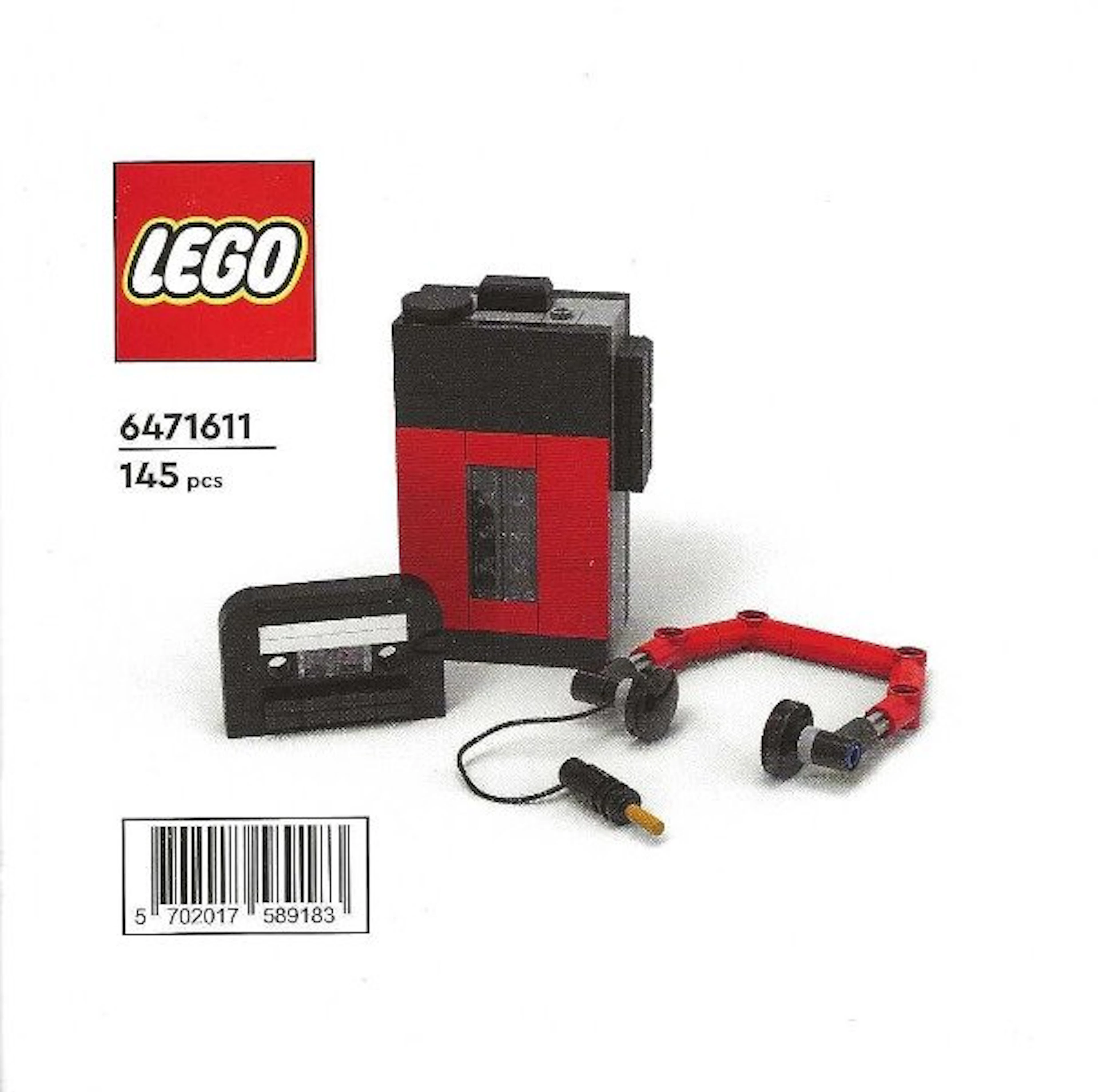 LEGO Set - 6471611 - Promotional - Tape Player / Cassette...