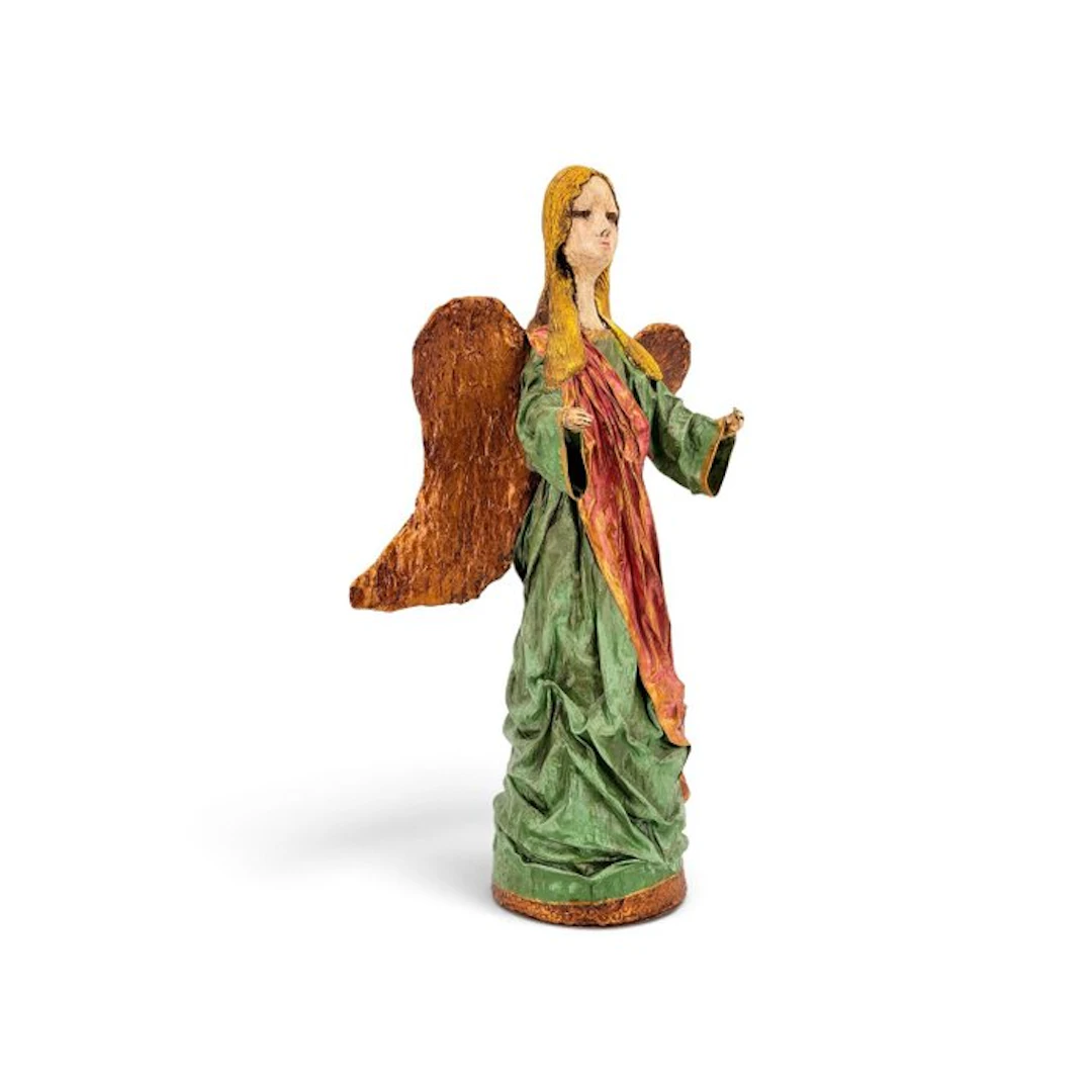 Figure - Ángel de Pié Expositor - 45 cm - Stone Cardboard