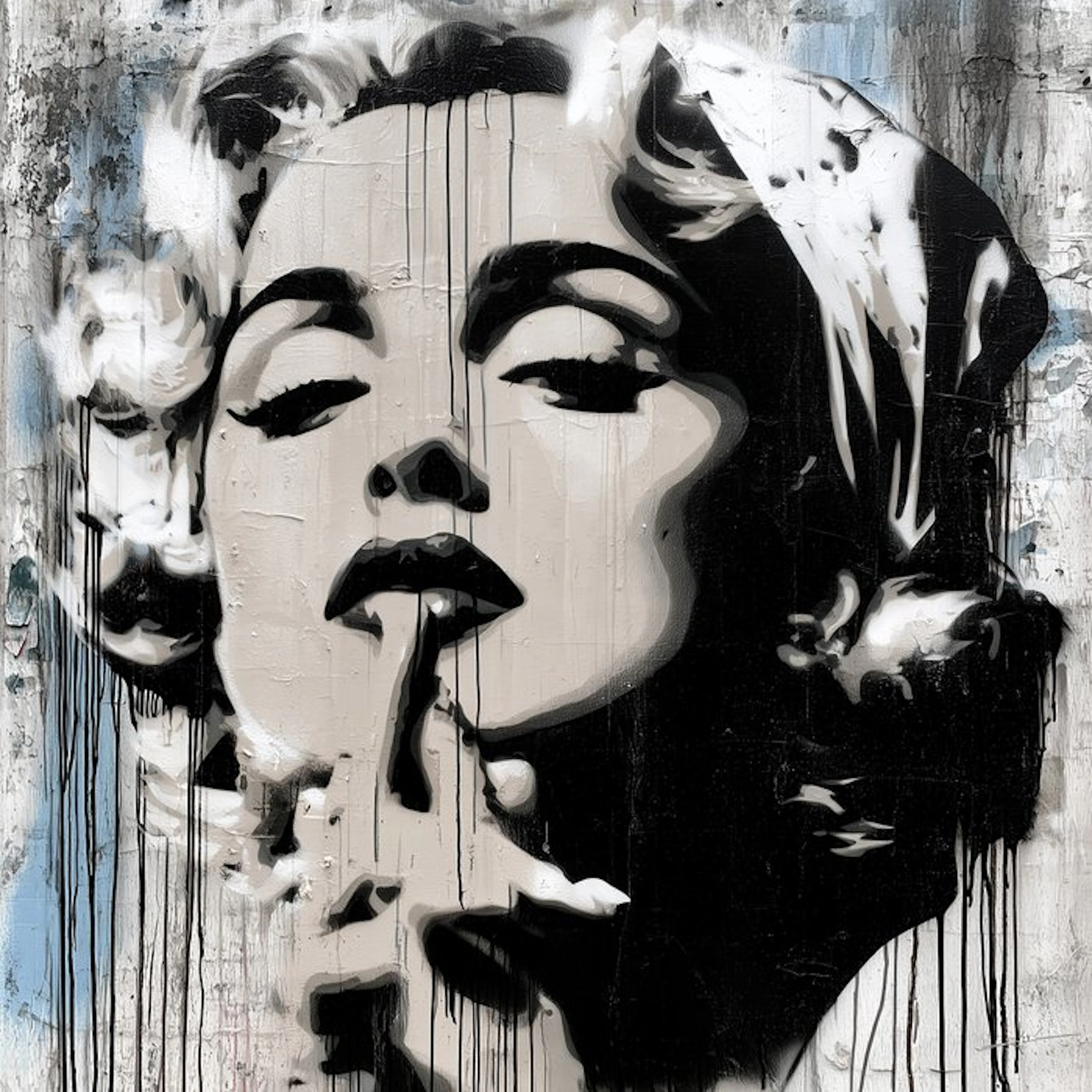 David Law (1967) - Madonna (Stencil)