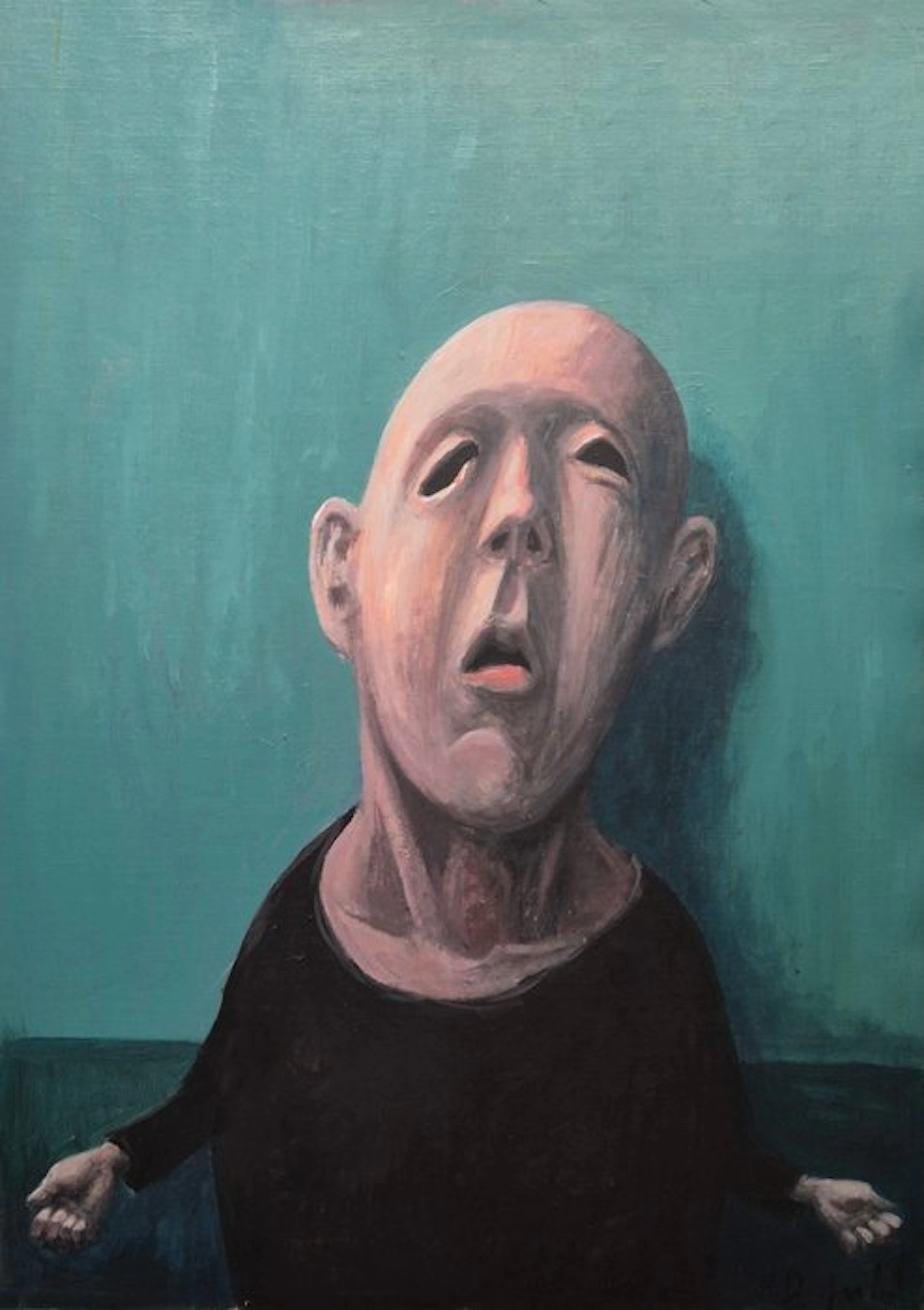 Hubert Duprilot - "Le Bleu de l’absence" 2026 acrylique sur toile 70x100 cm
