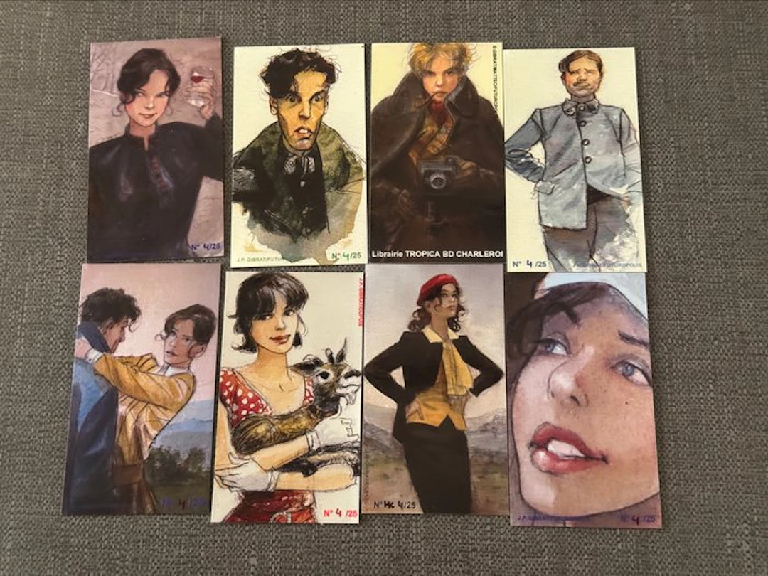 Cécile Mattéo - 1 Complete set of the 8 magnets by J.P