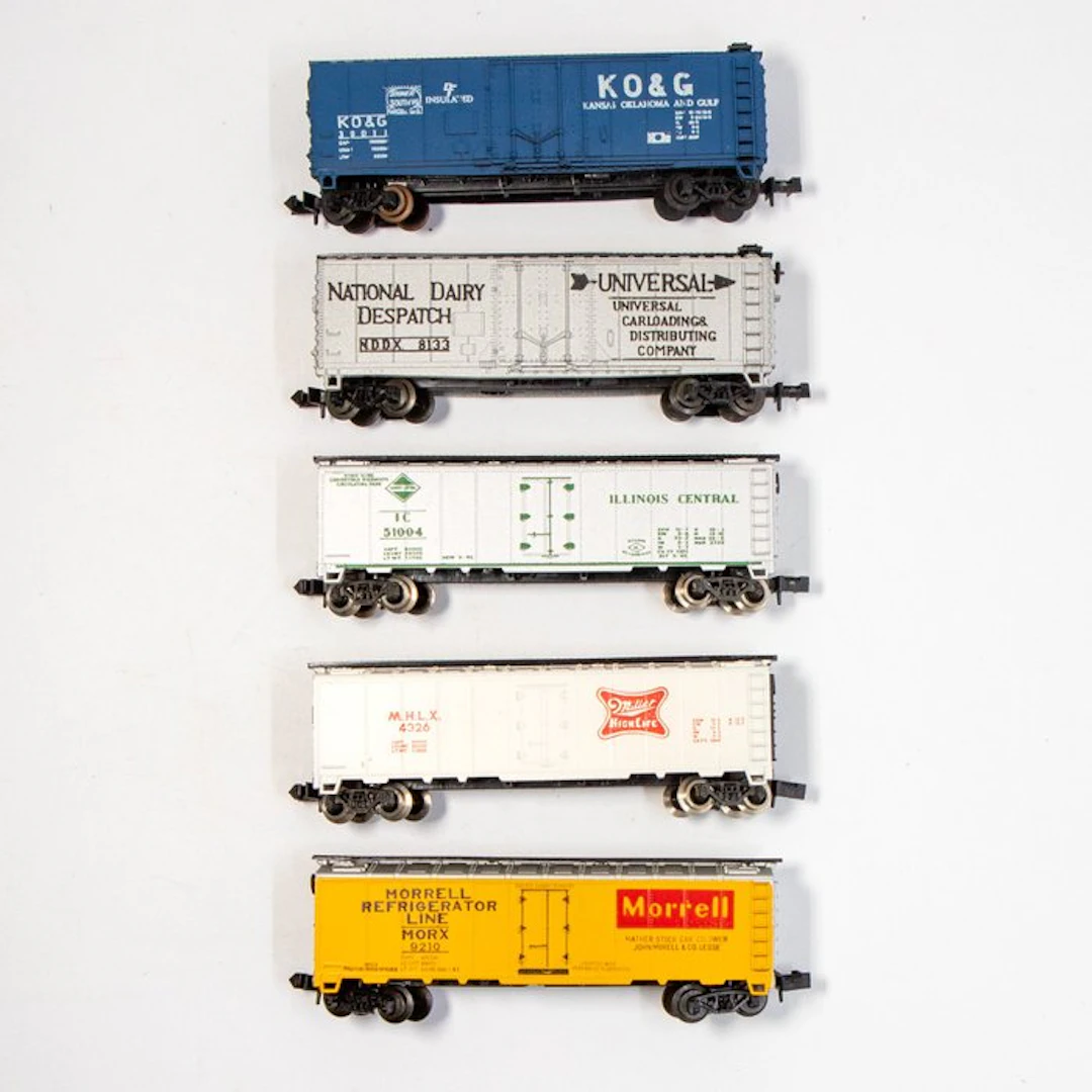 Atlas N - 2221/222/2391/2394/2397 - Model train freight...