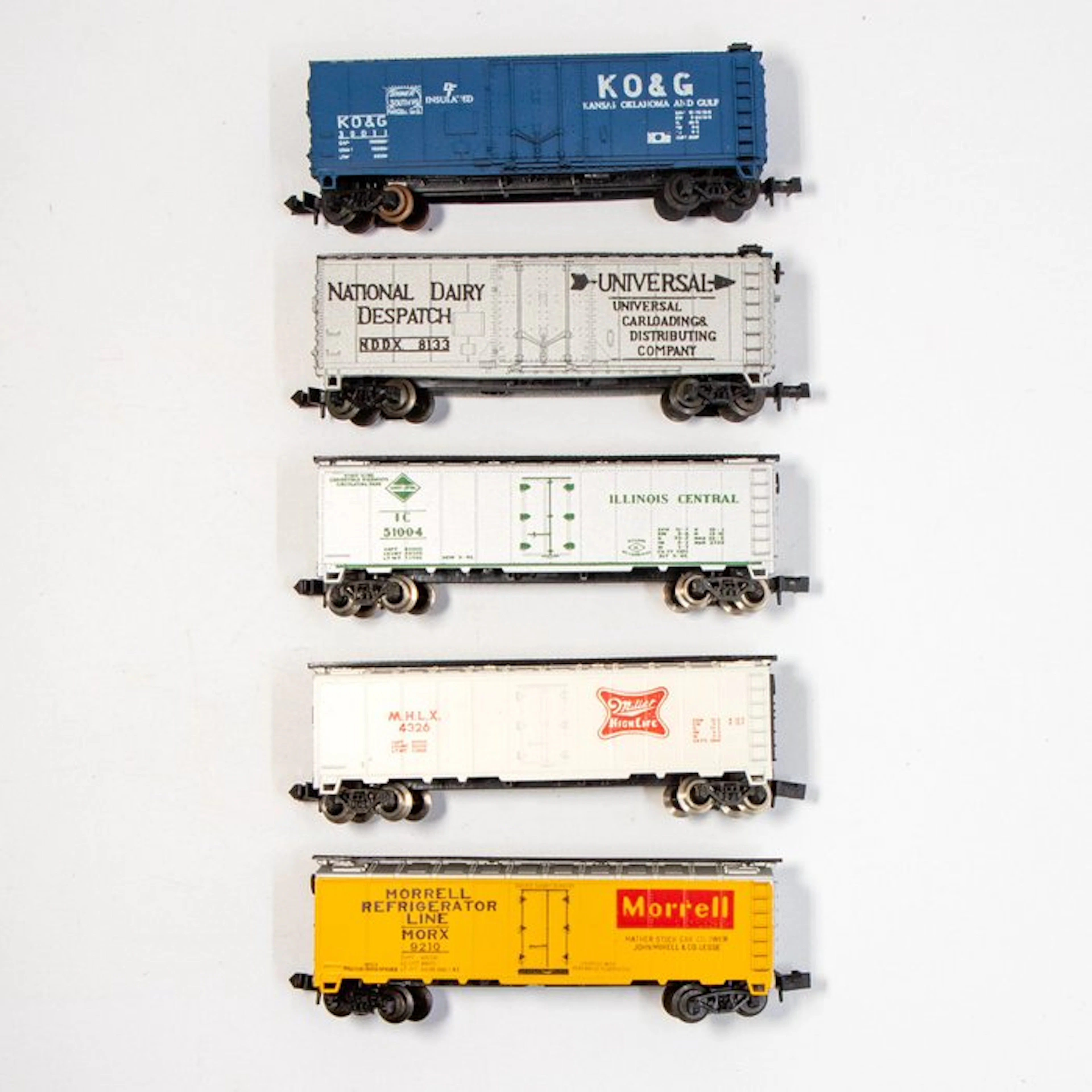 Atlas N - 2221/222/2391/2394/2397 - Model train freight...