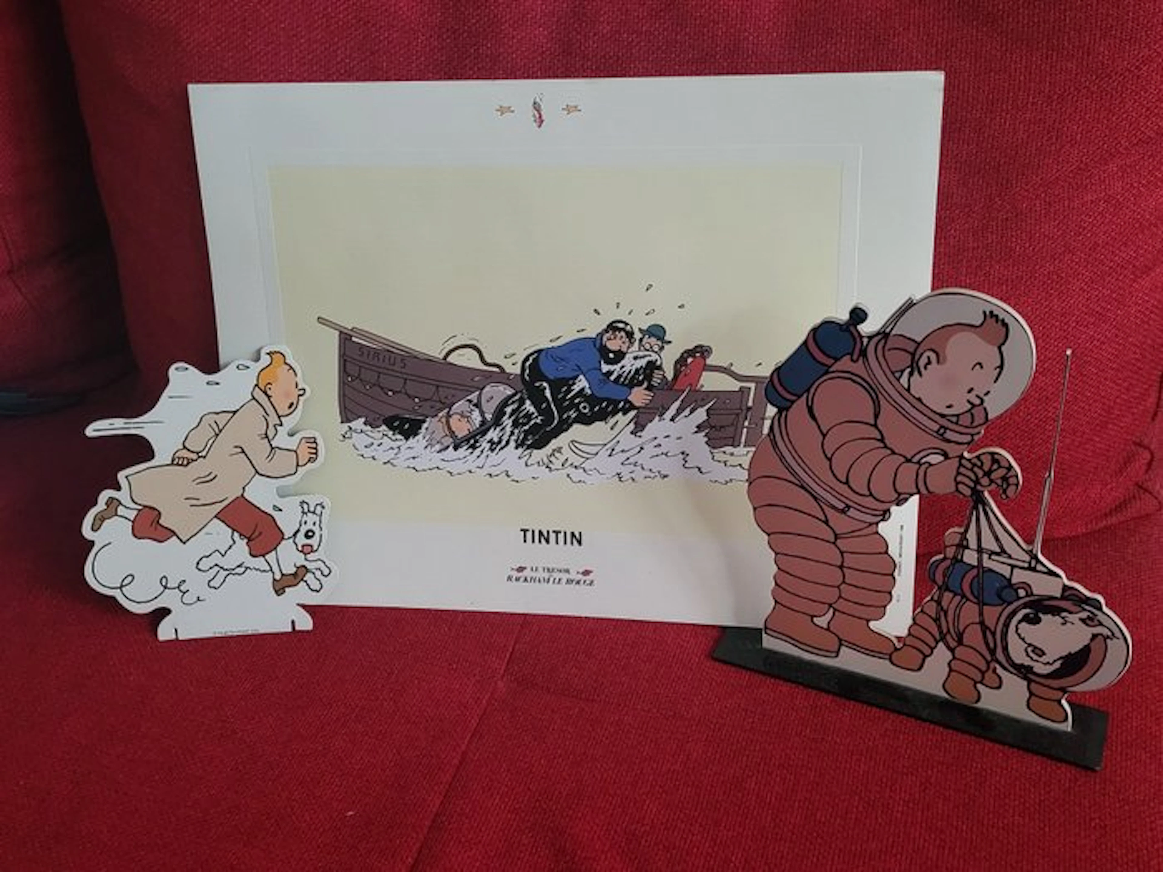 Tintin - 3 Promotional Material - Hergé/ Moulinsart