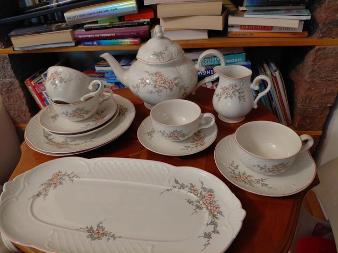 Villeroy & Boch - Teservis - Rosette - Porslin