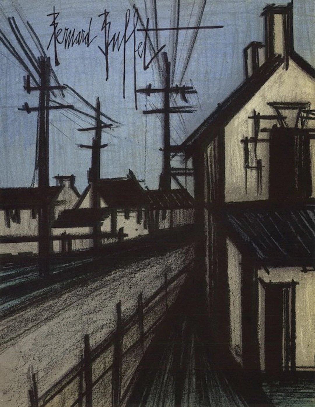 Bernard Buffet (1928-1999) - La route du village
