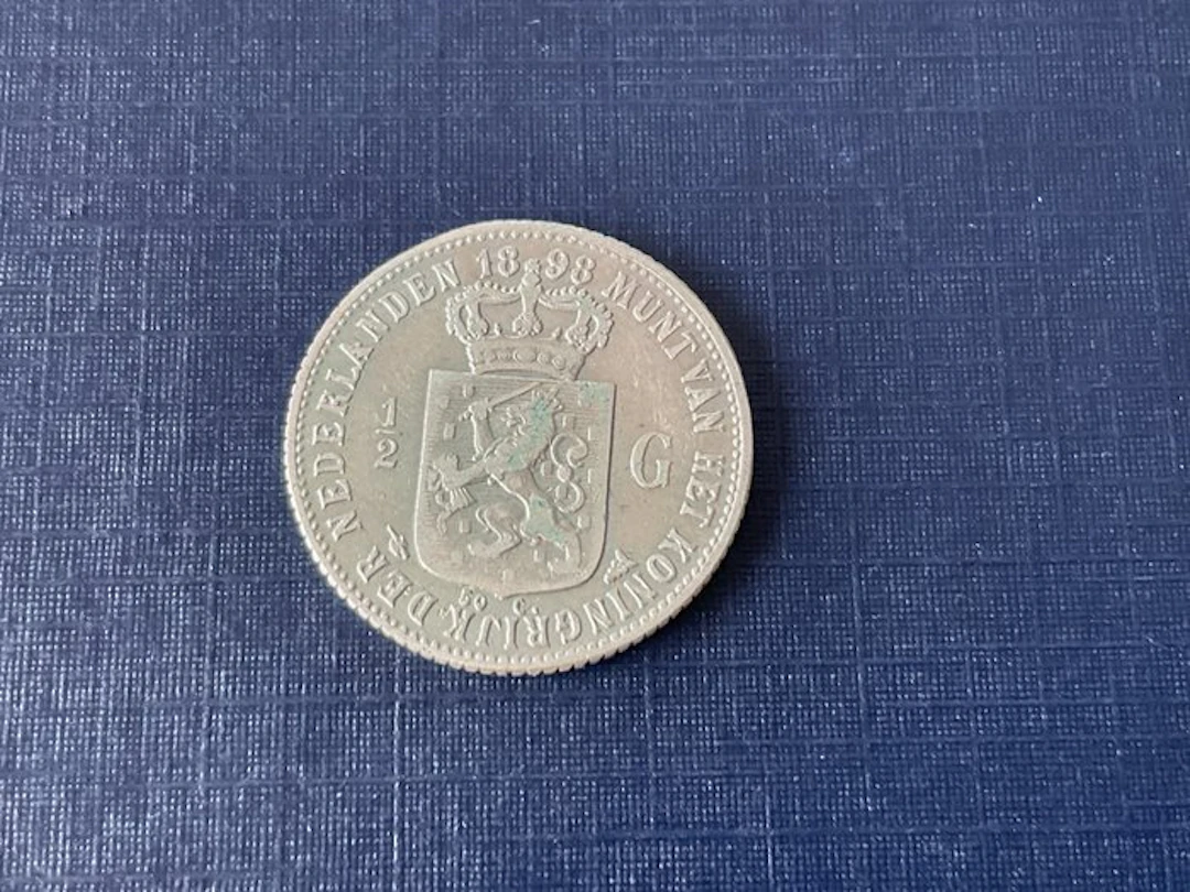 Netherlands. Wilhelmina. 1/2 Gulden 1898 (No reserve price)