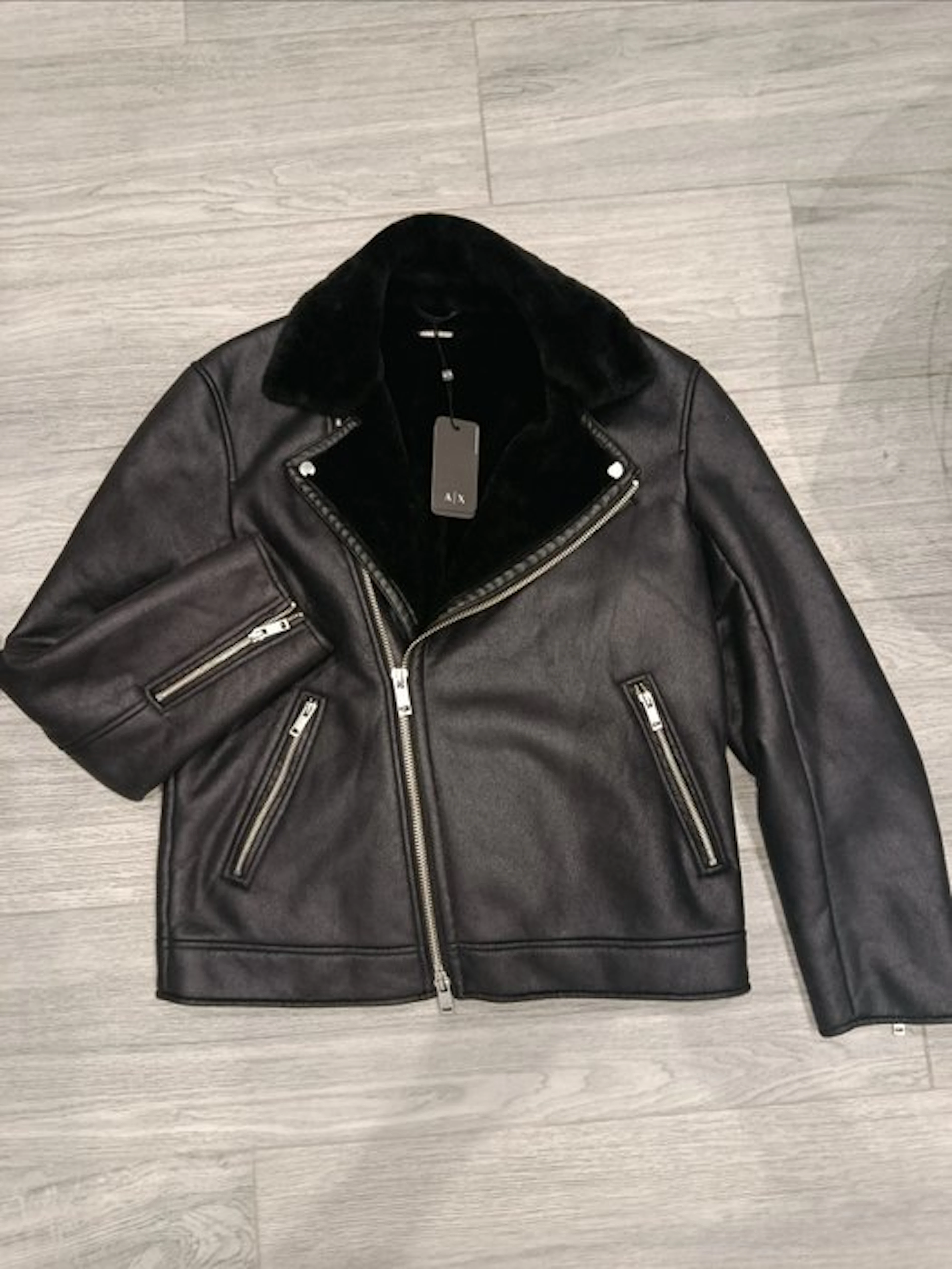 armani exchange - Leather jacket - New with tags