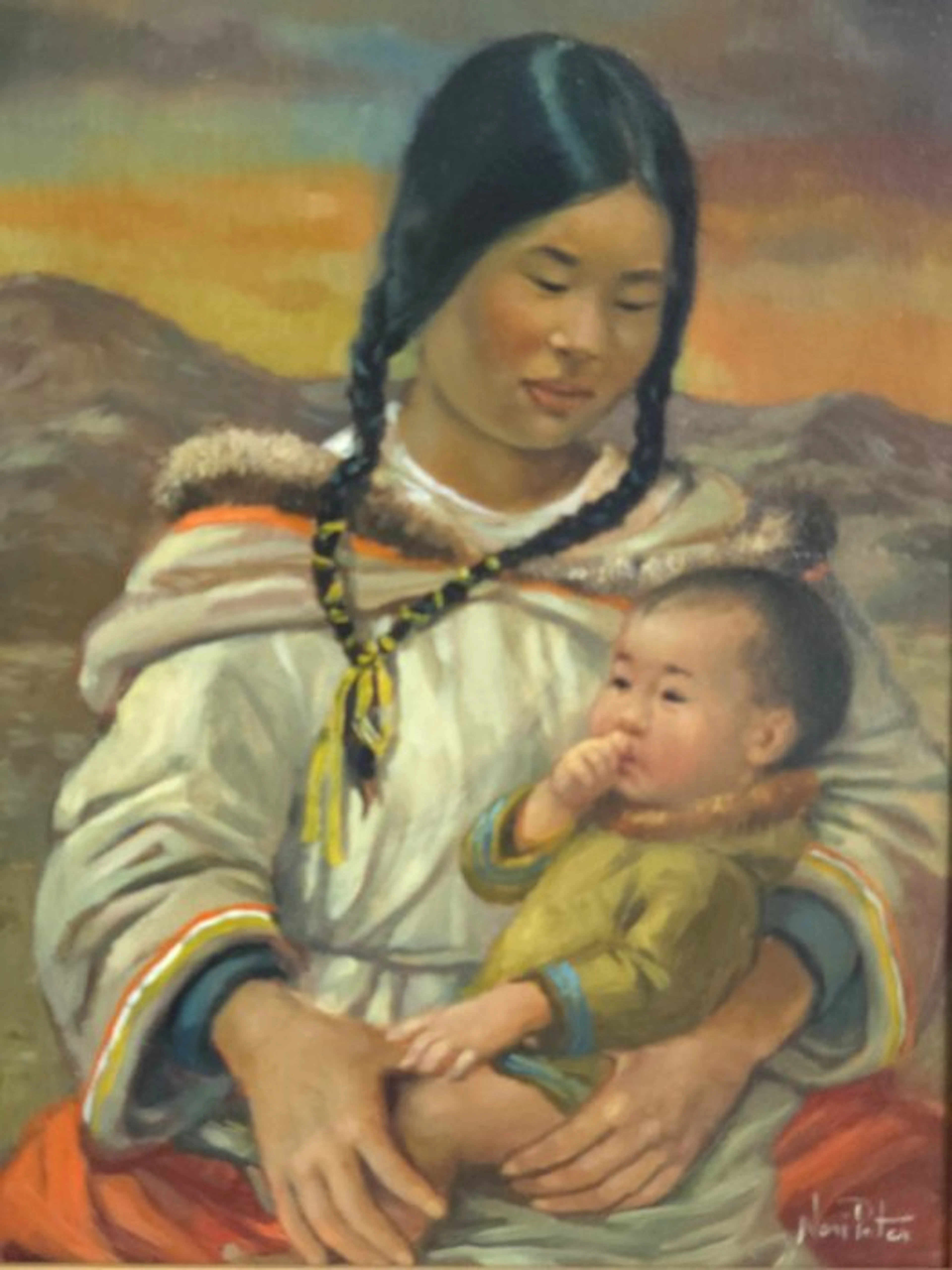 Nori Peter (1935–2009) - Motherhood, Eastern Arctic