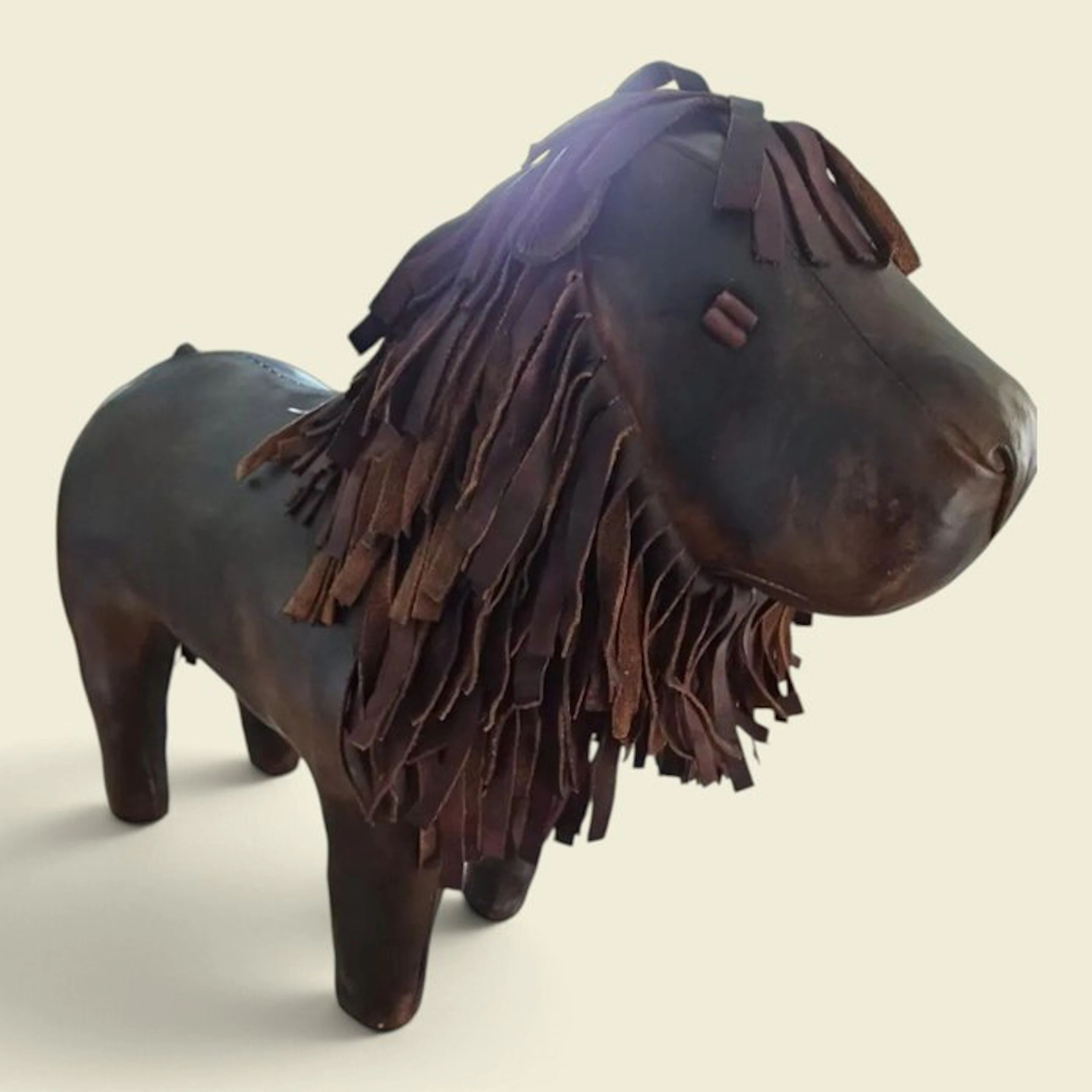 Bust, Albercrombie cheval tout cuir - 60 cm - Calfskin - 1960