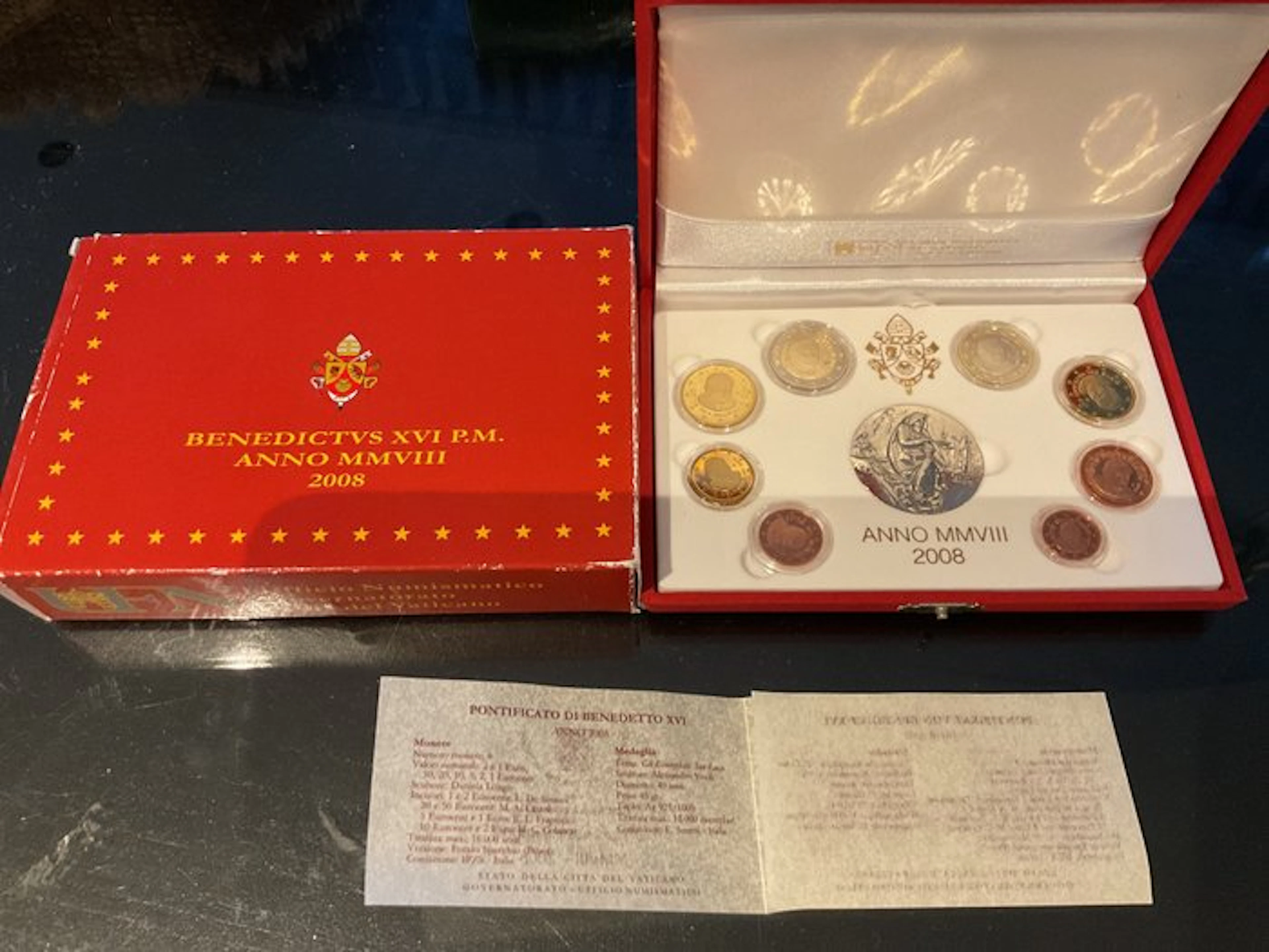 Vatican. Proof Set 2008 (incl. Silver Medal) (No reserve price)