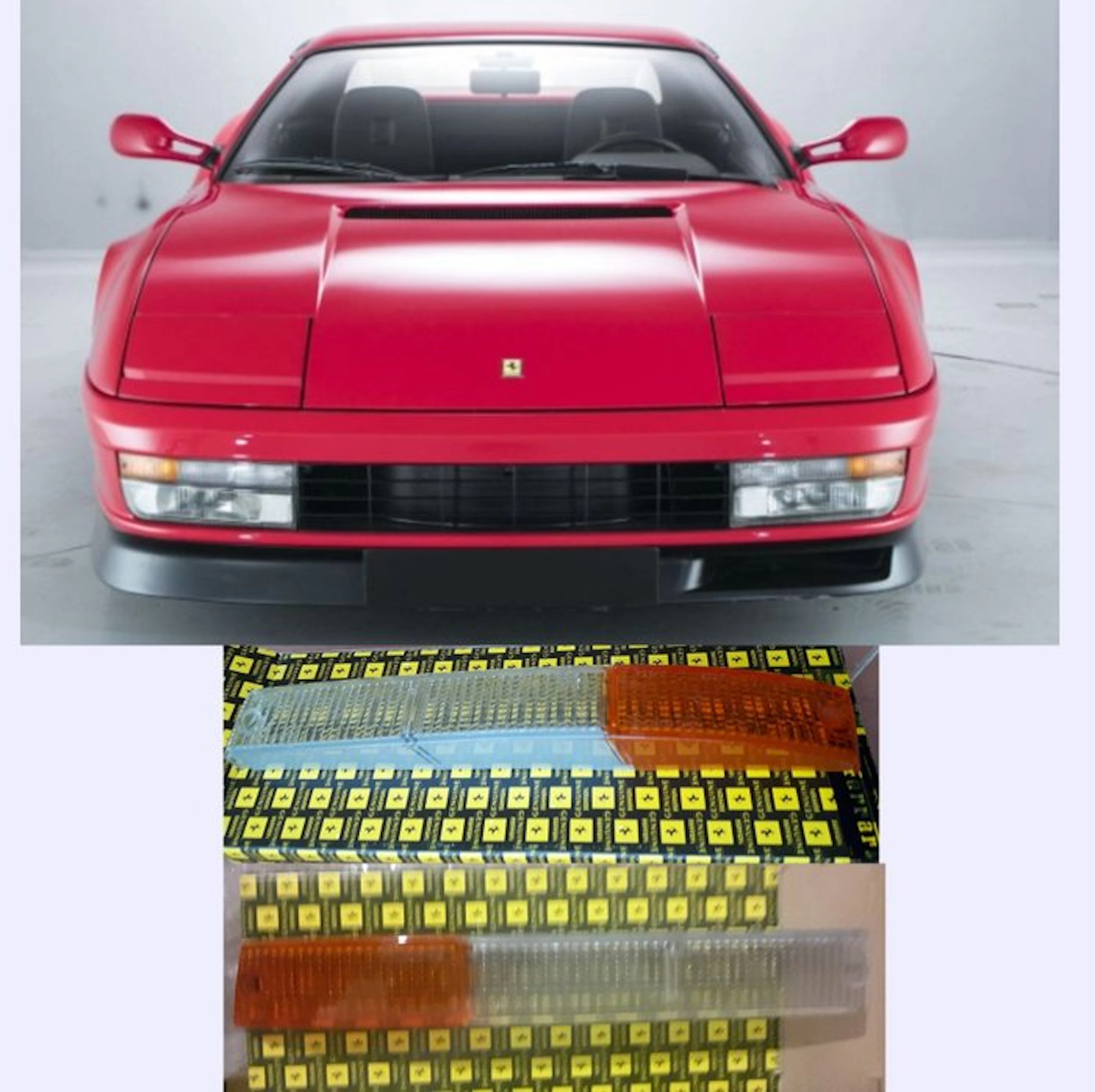 Ferrari Testarossa Indicator Lenses (2) - Ferrari - (New Old Stock)