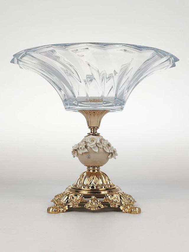 SECOLOVENTESIMO - Centrepiece - 24kt gold, Biscuit porcelain - Gold