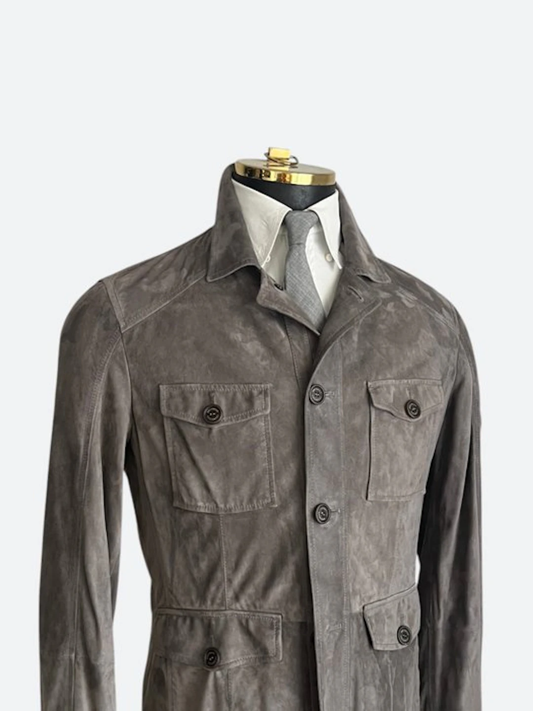 Brunello Cucinelli - Leather jacket - New with tags
