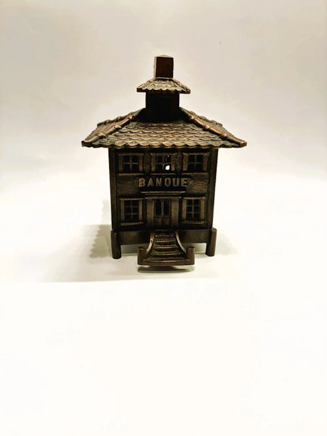 Money box - Patinated bronze - Piggy Bank - France