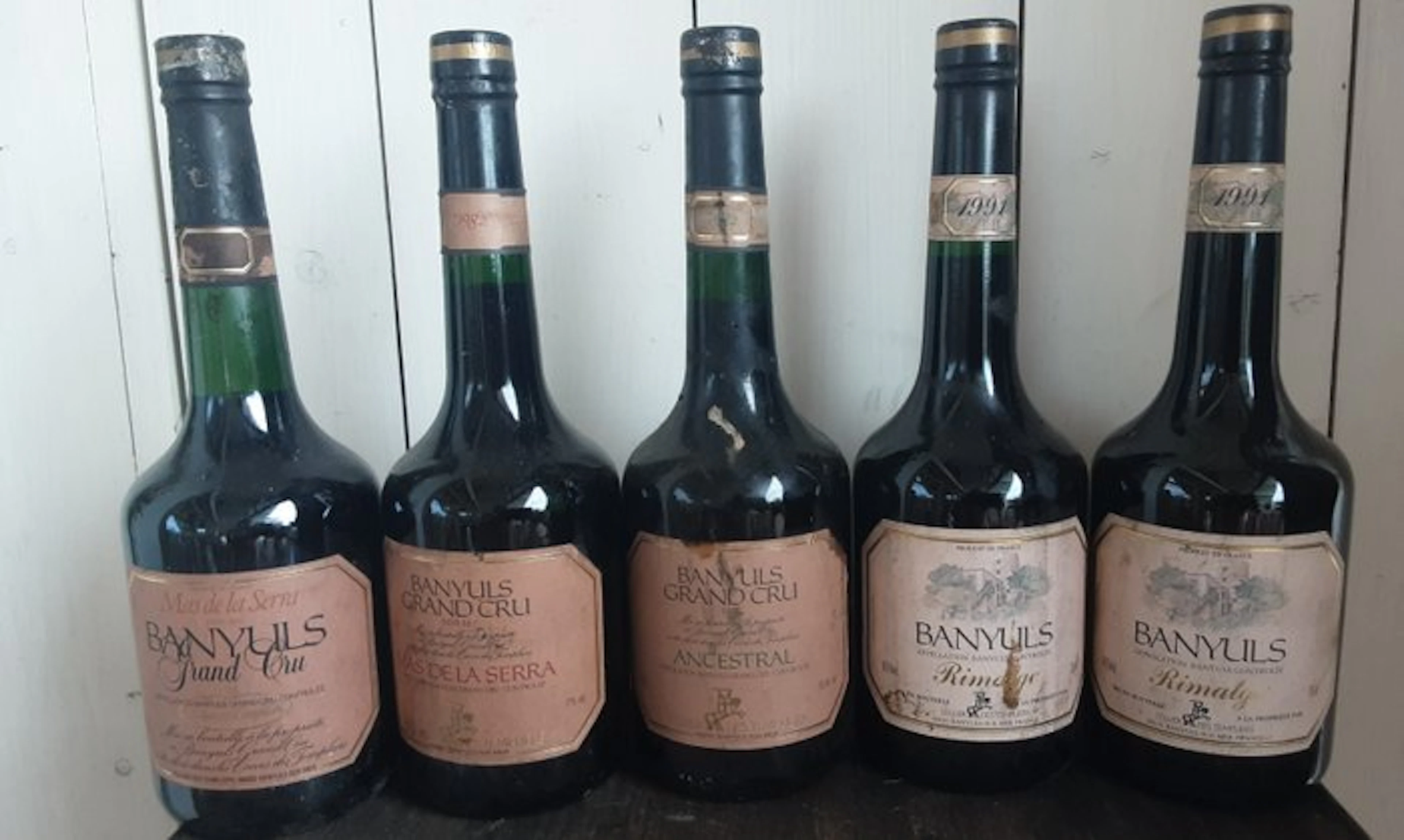 1976 ,1982 (2x) & 1991 (2x) Cellier des Templiers