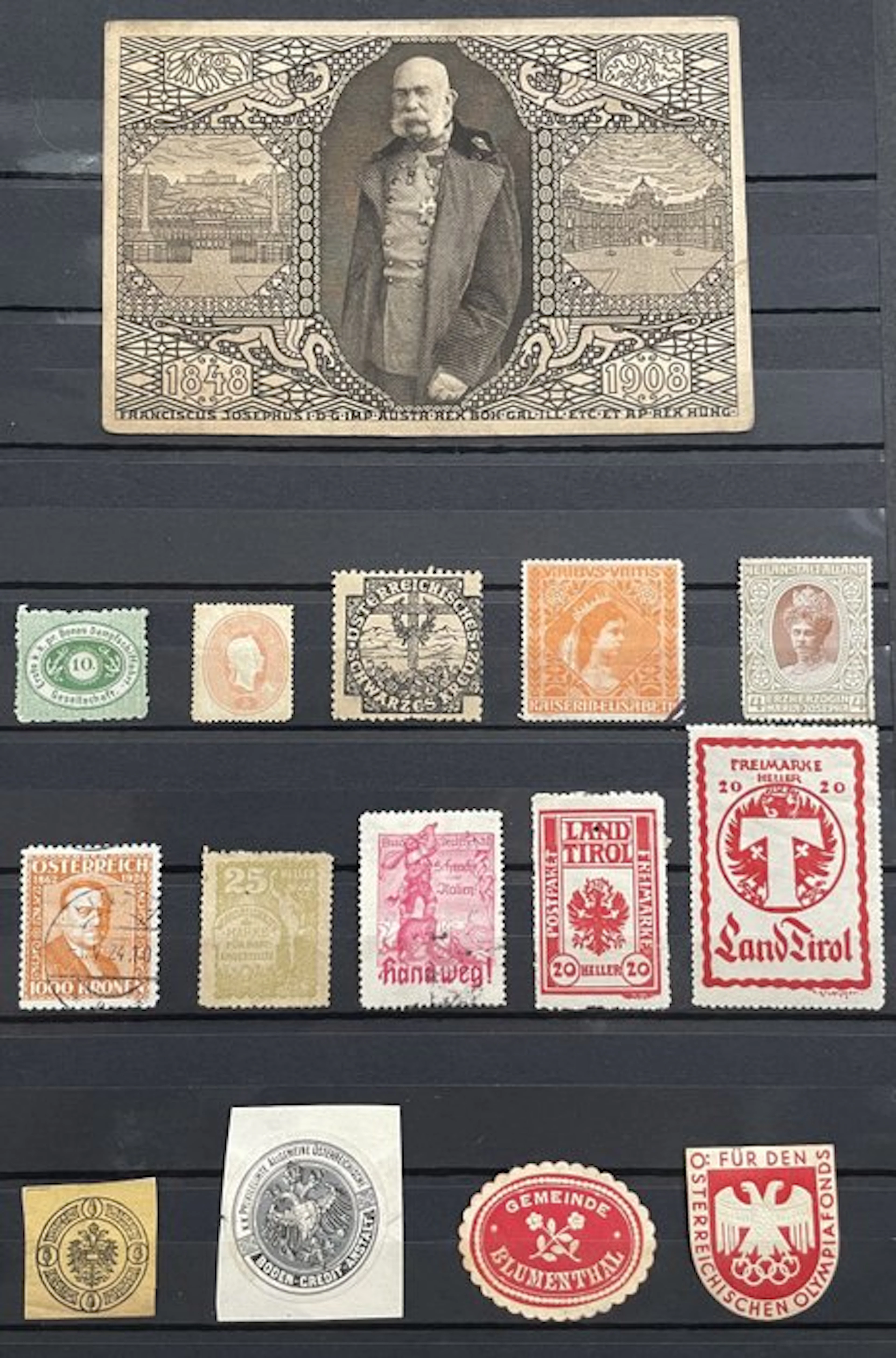 Austrian Empire to Republic 1861/1933 - High-quality special lot including DDSG