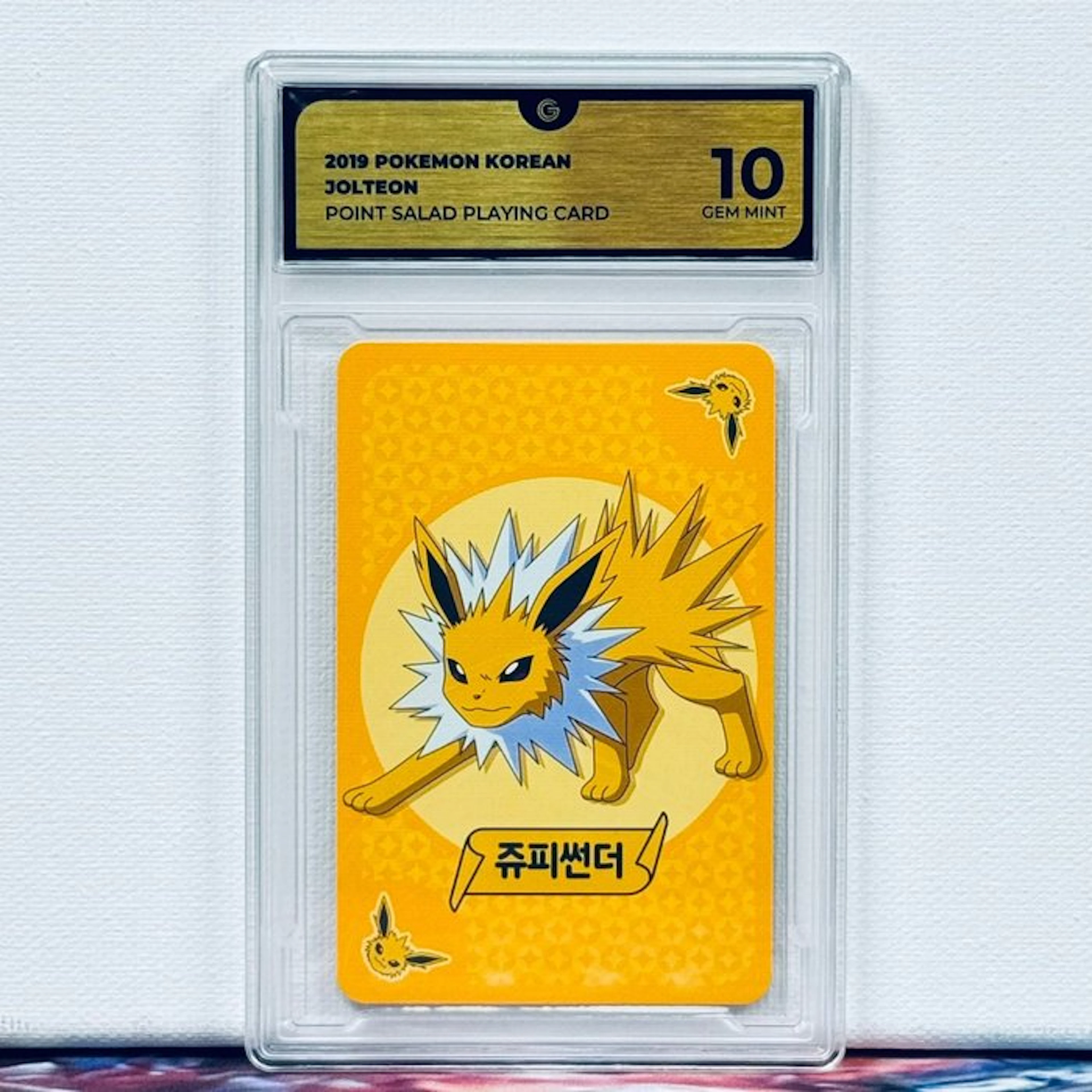 Pokémon Graded card - JOLTEON 2019 POKEMON KOREAN POINT...