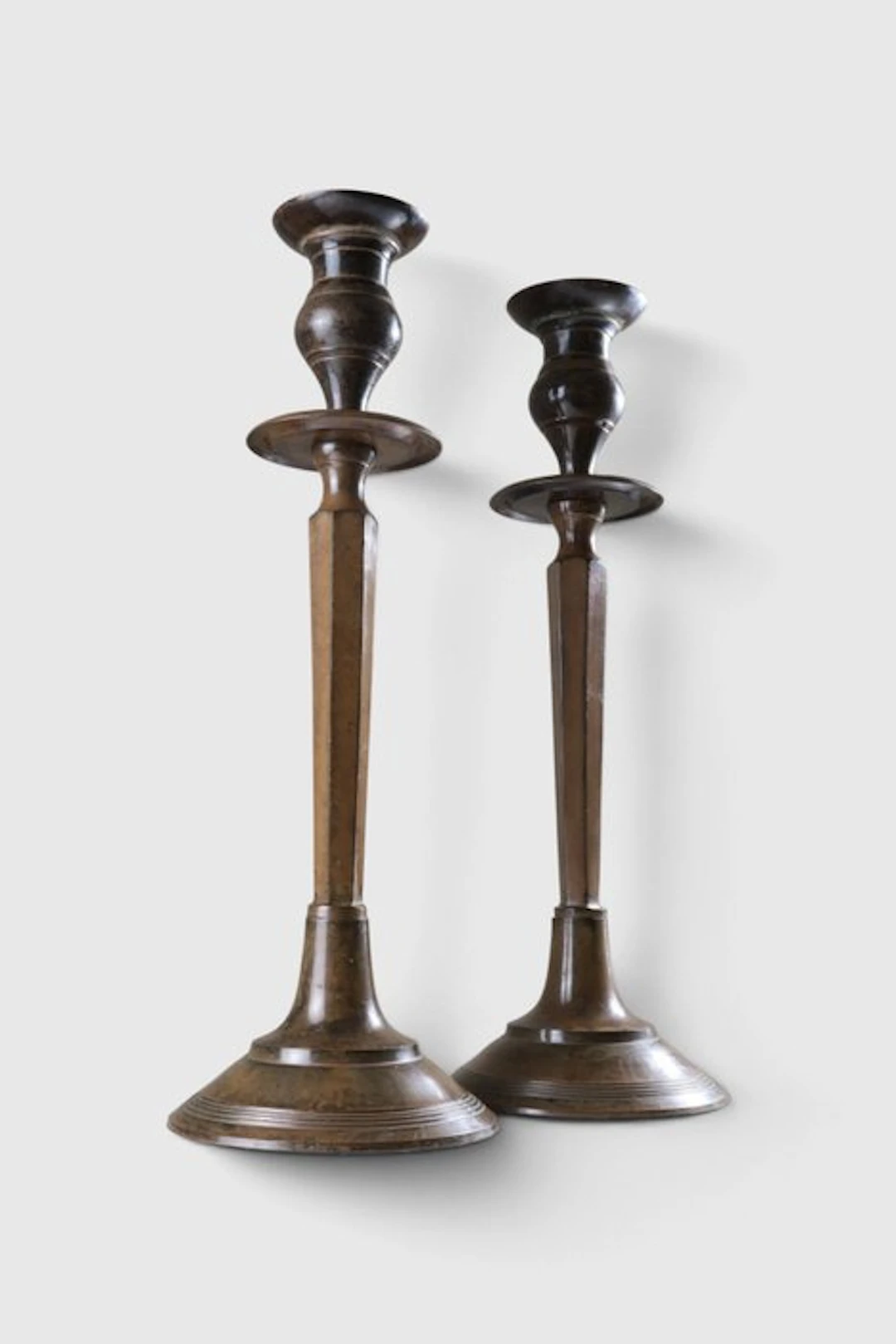 Candlestick Set of Heavy Chic Candlesticks - 3 kg (2) - Metal