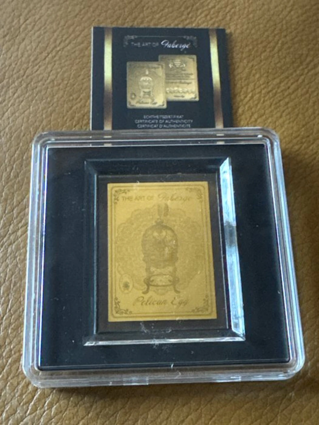 Chad. 3000 Francs The Art of Faberge - Pelican Egg 1/200...