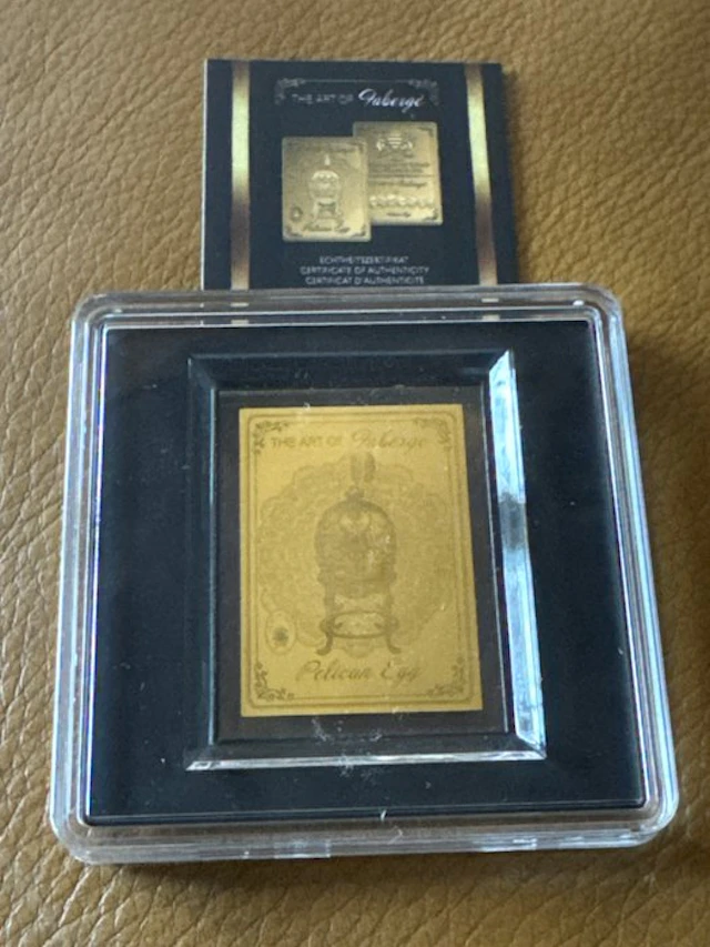 Chad. 3000 Francs The Art of Faberge - Pelican Egg 1/200...