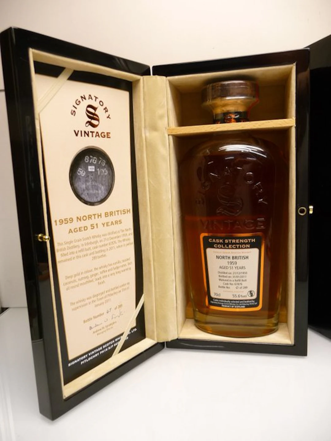 North British 1959 51 years old Cask no