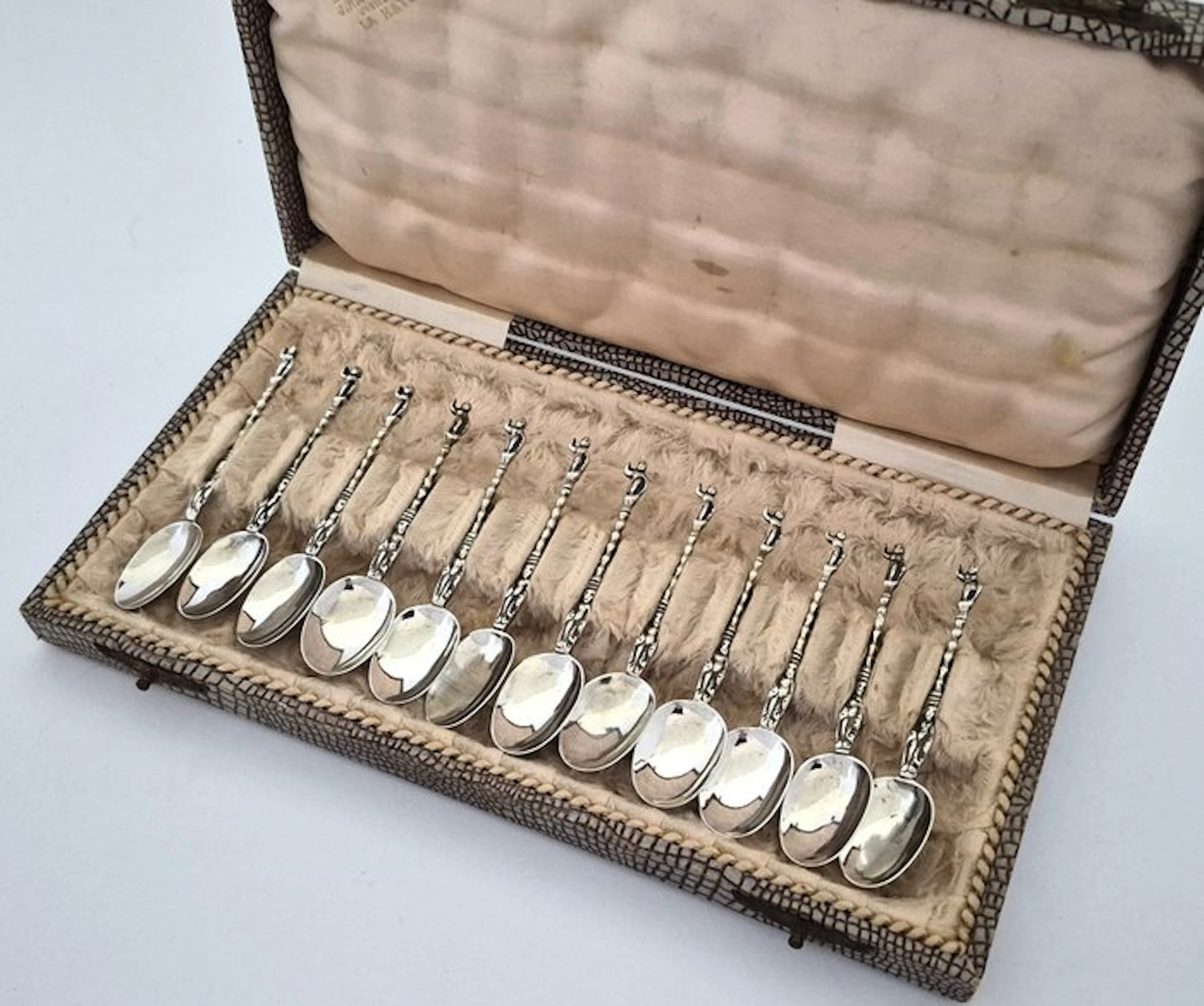 R. Scheltens - Coffee spoon (12) - 19th-century silver...