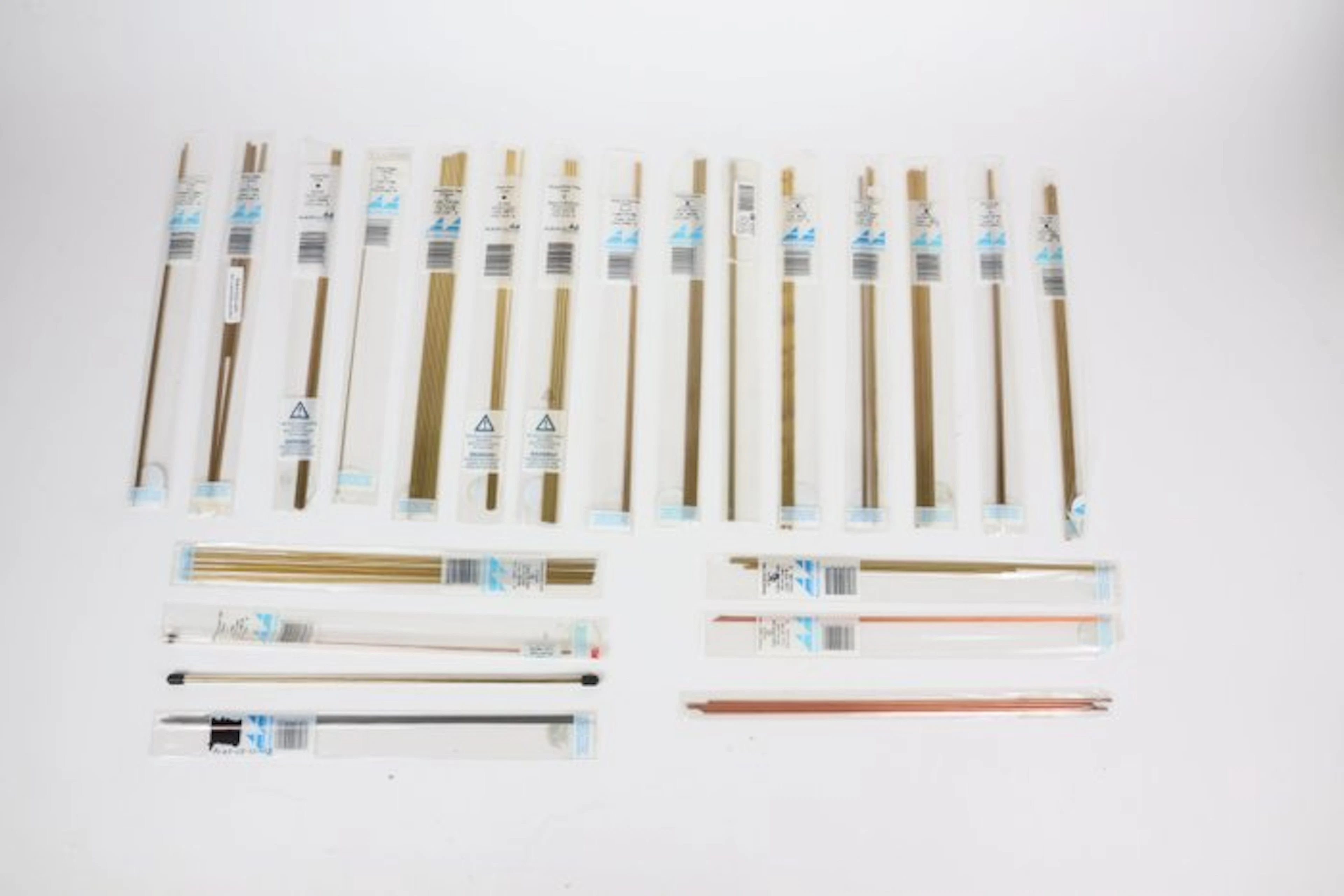 Albion Alloys H0 - Model train scenery (22) - Brass profiles/wire/pipes