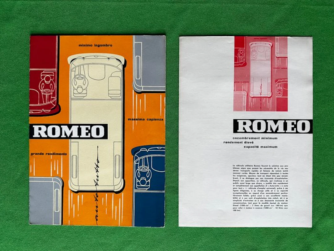 Brochure - Alfa Romeo - Romeo - 1955
