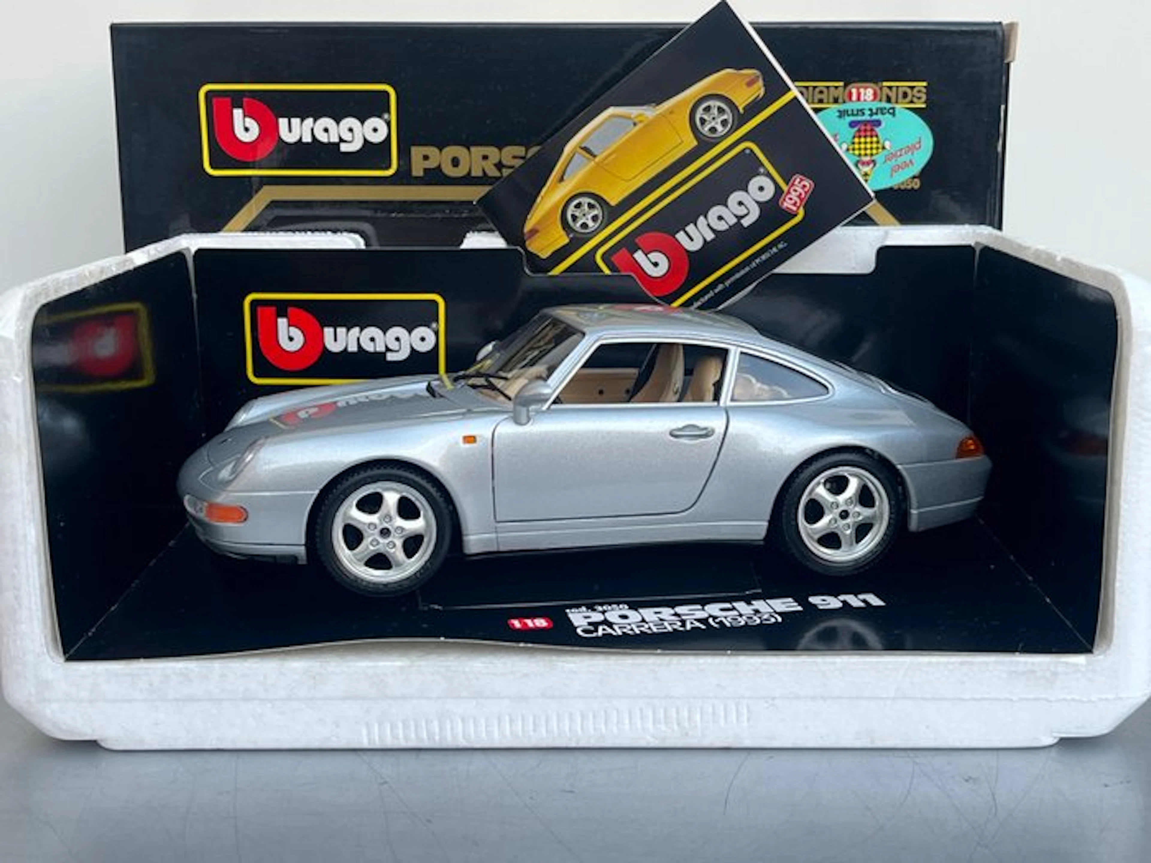 Bburago 1:18 - Model sports car - Porsche 911 (993)...