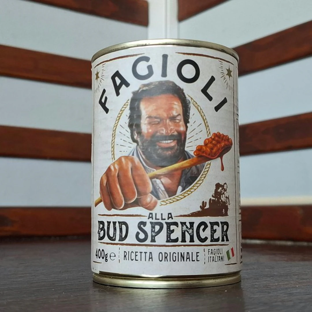 Made in Italy. BUD SPENCER. - Can - Metal - Design vintage.