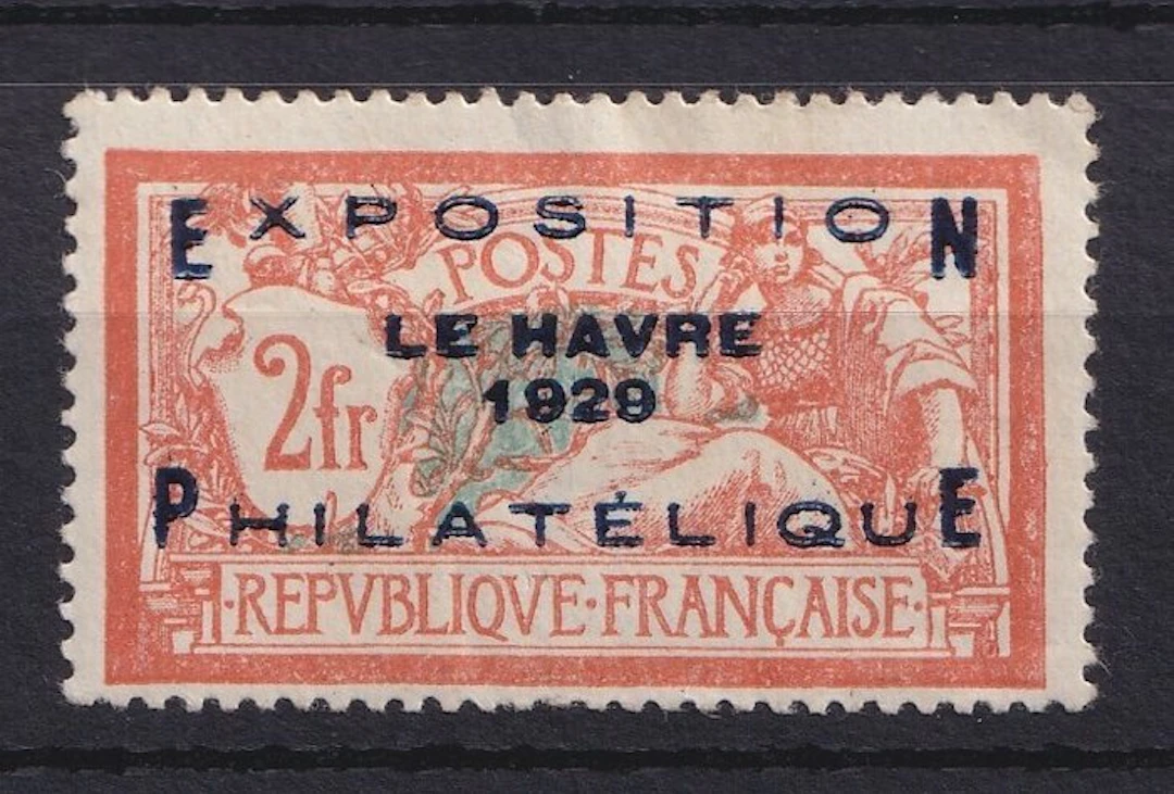 France 1929 - Superb exposure in Le Havre, price €900. - Yvert n°257A