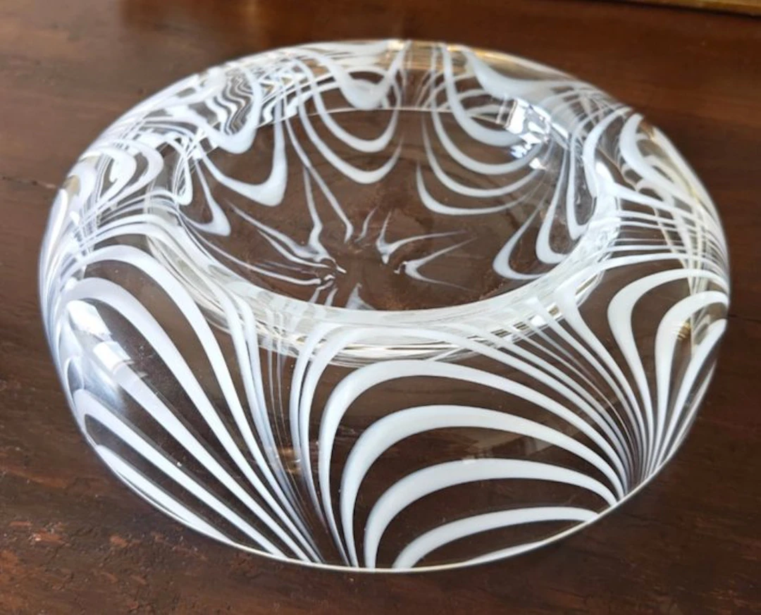 Ashtray - Murano glass - 70s-style storage box