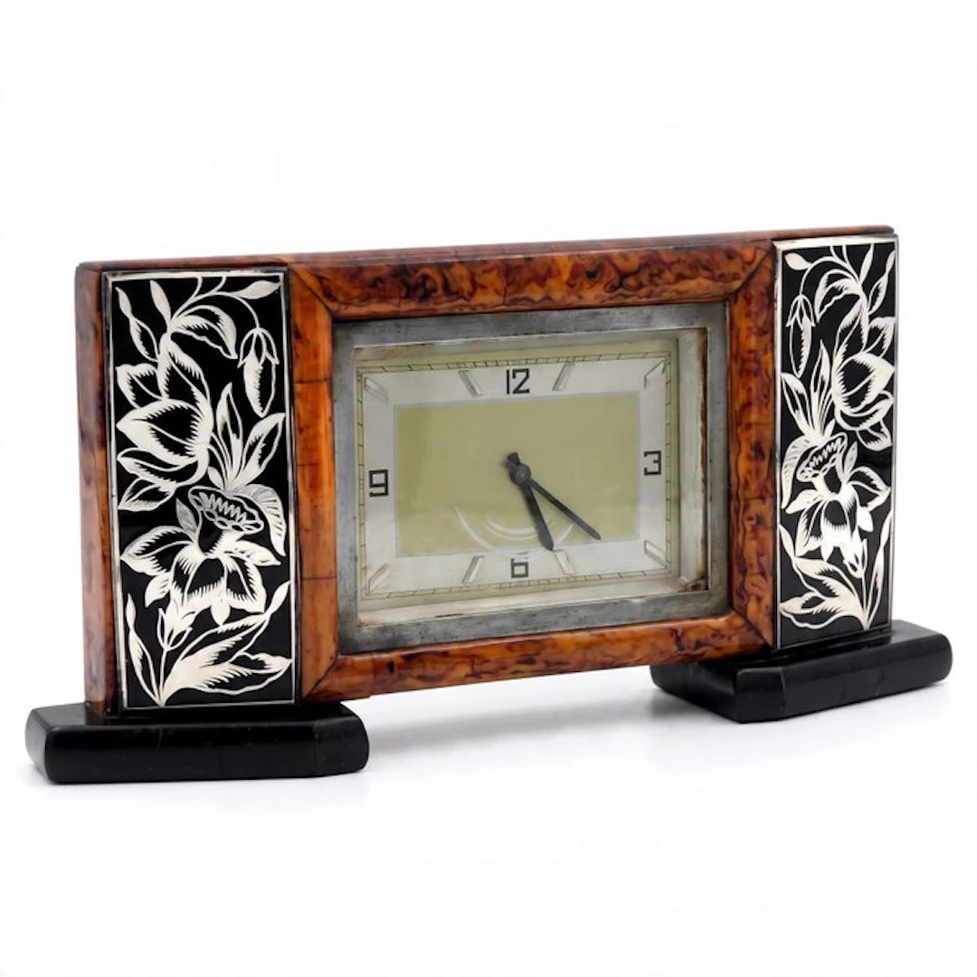 Rack timepiece - Splendido Orologio da Tavolo Art Déco...