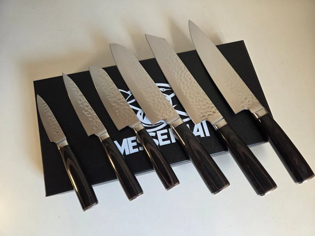 Messerhai - Tanoshi - Kitchen knife - 6-piece...