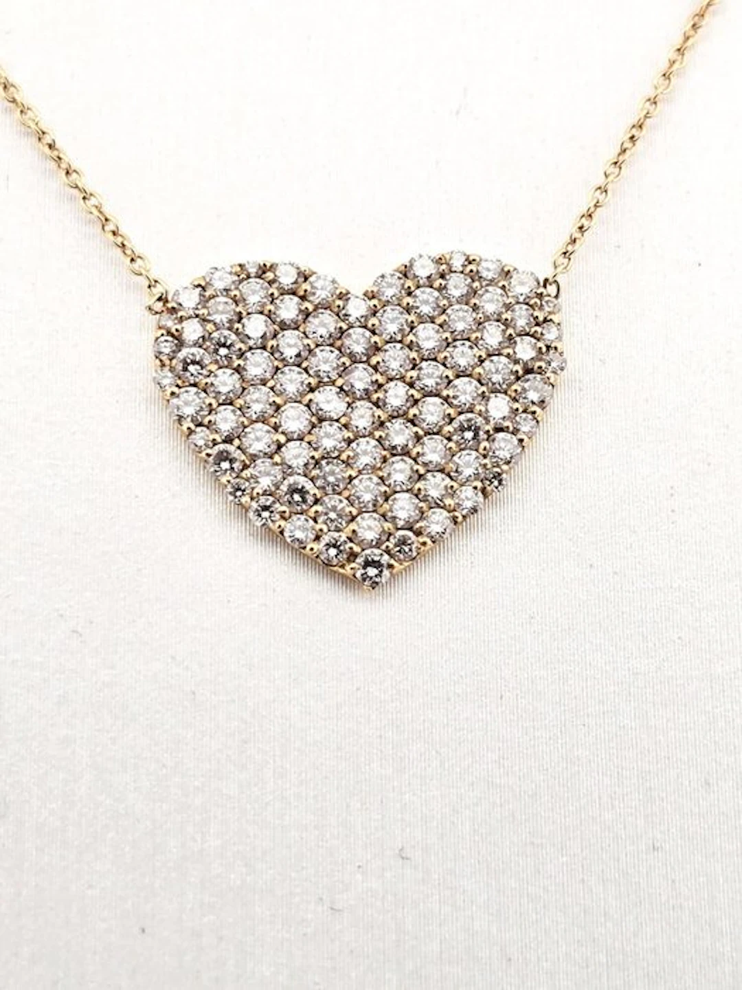 Necklace with pendant - 18 kt. Yellow gold - 1.50ct. tw. Diamond (Natural)