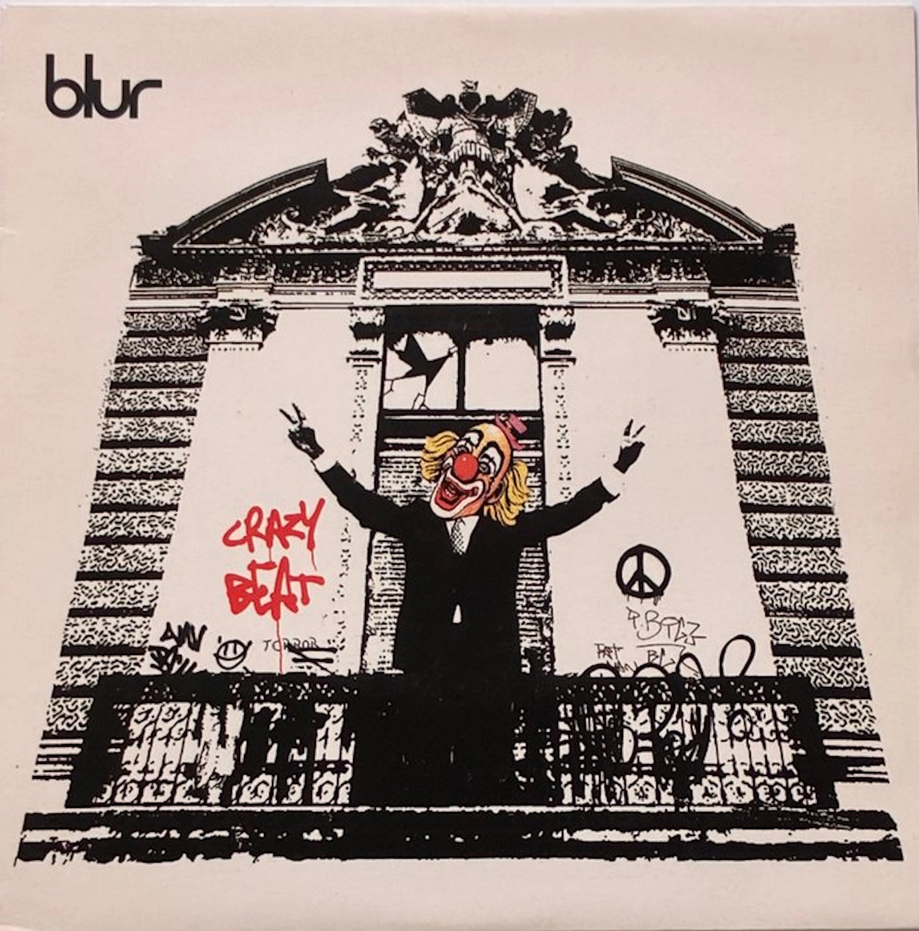 Blur - Crazy Beat - Banksy cover (official) - Red vinyl...