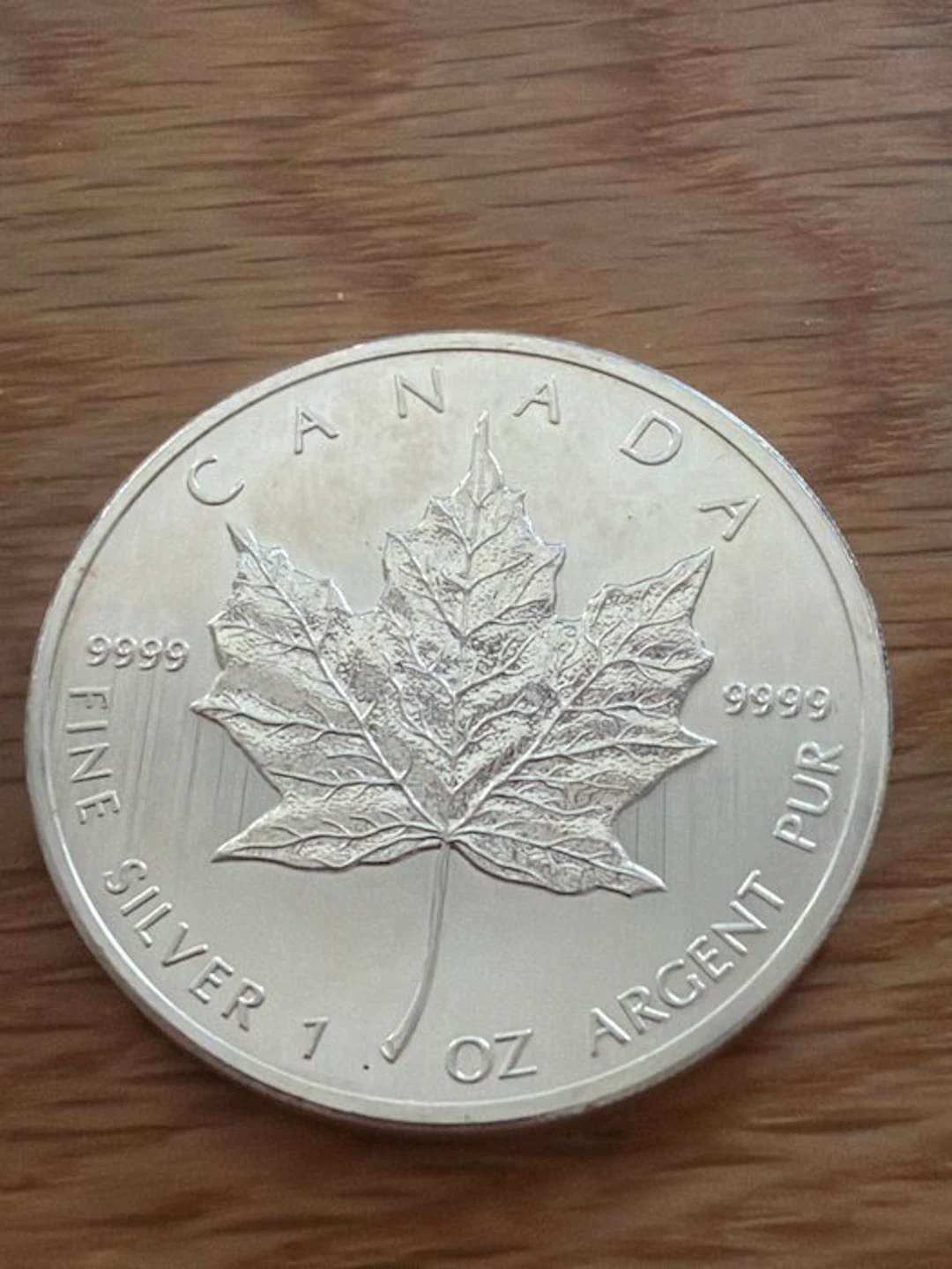 Canada. 5 Dollars 2012, Maple Leaf 1 oz (.999) Silber (No reserve price)