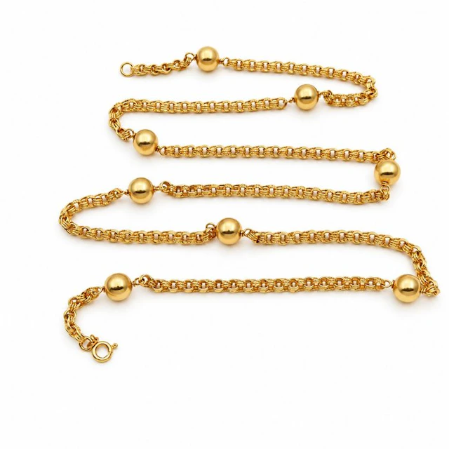 Necklace - 18 kt. Yellow gold - Made in Italy - Handmade