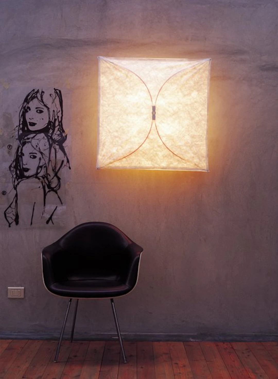 Flos - Tobia Scarpa - Wall lamp - Ariette 2 - Steel, Polypropylene