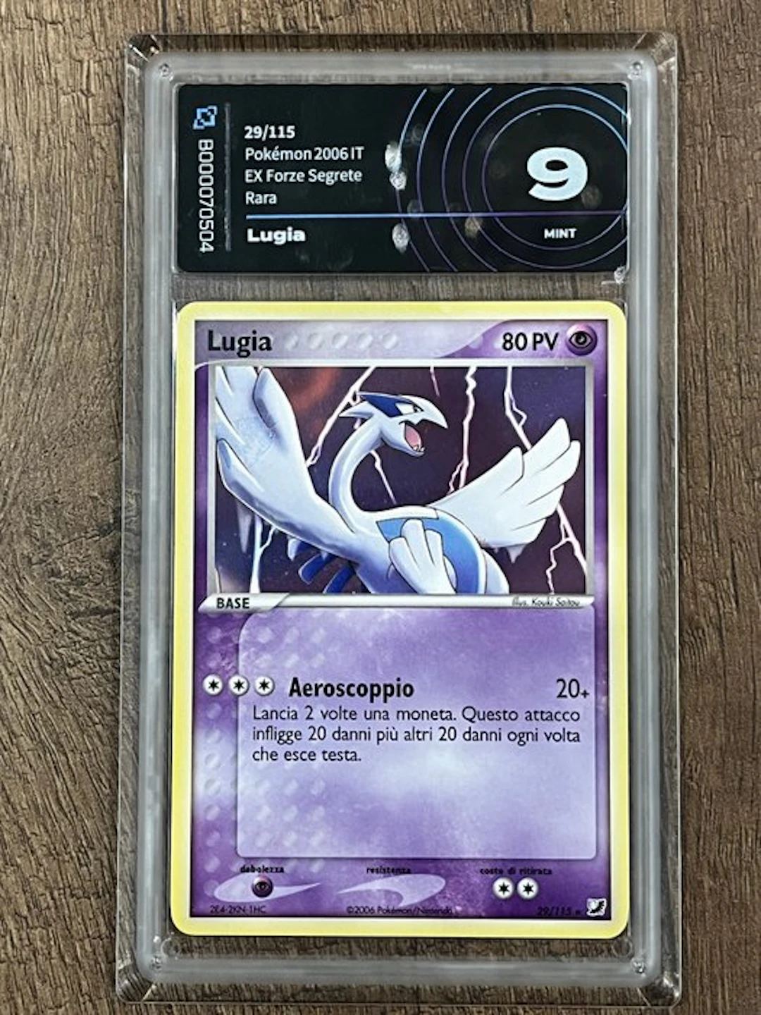 Pokémon - 1 Graded card - Lugia 29/115 - AI grading 9...