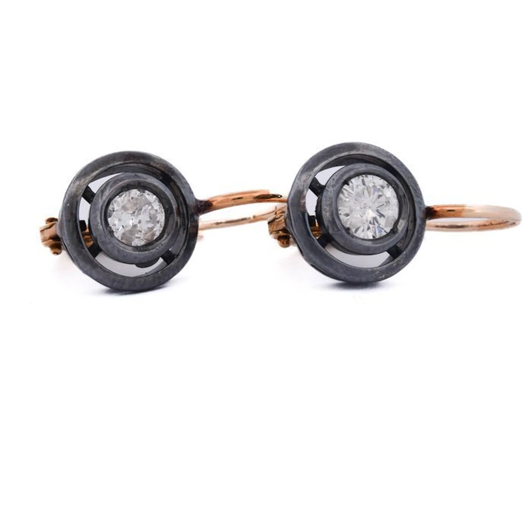 No reserve price - Earrings - 18 kt