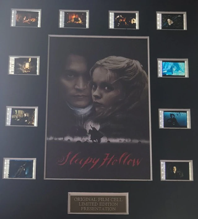 Sleepy Hollow - Framed Film Cell Display with COA