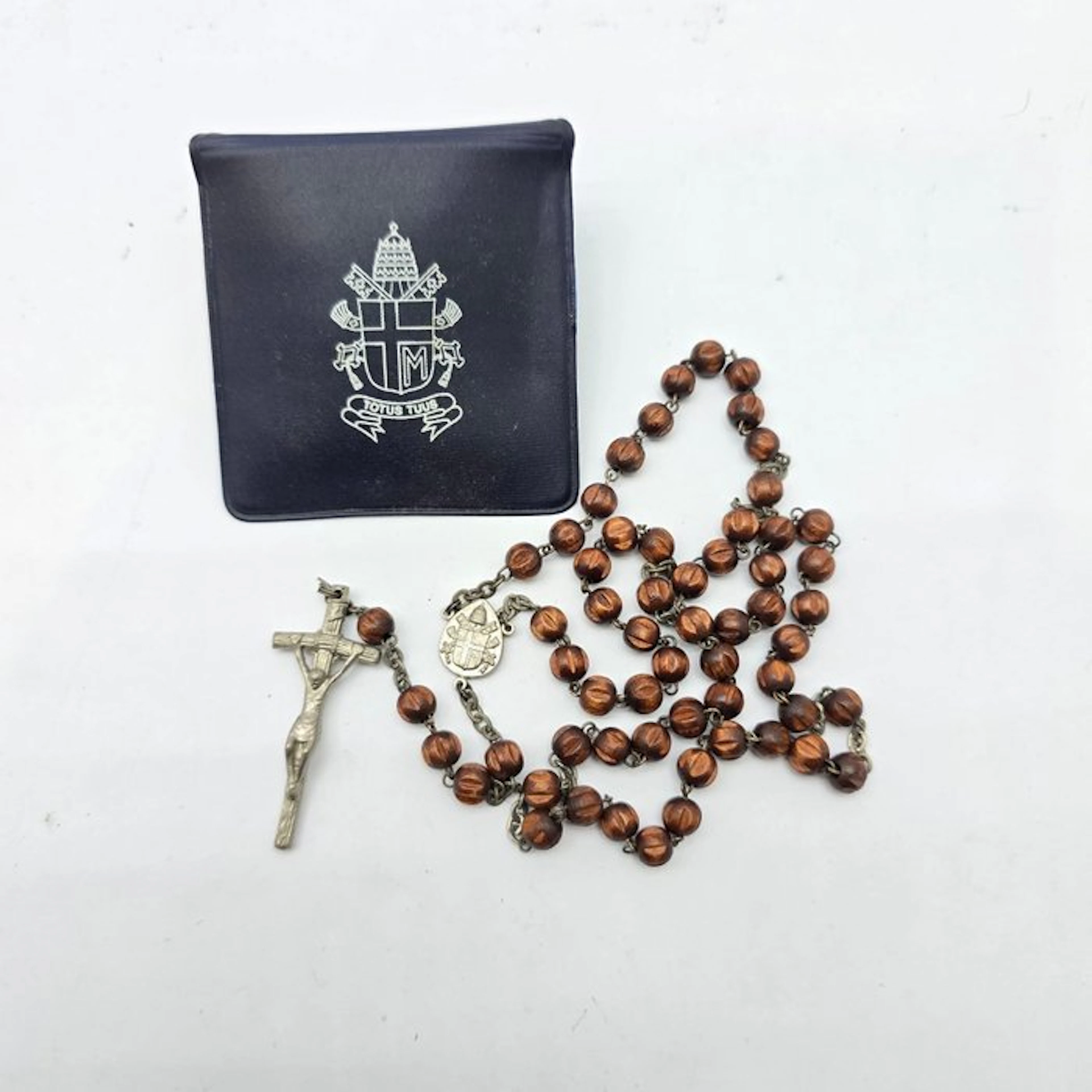 Rosary - Wood - 1970-1980 - St. John Paul II