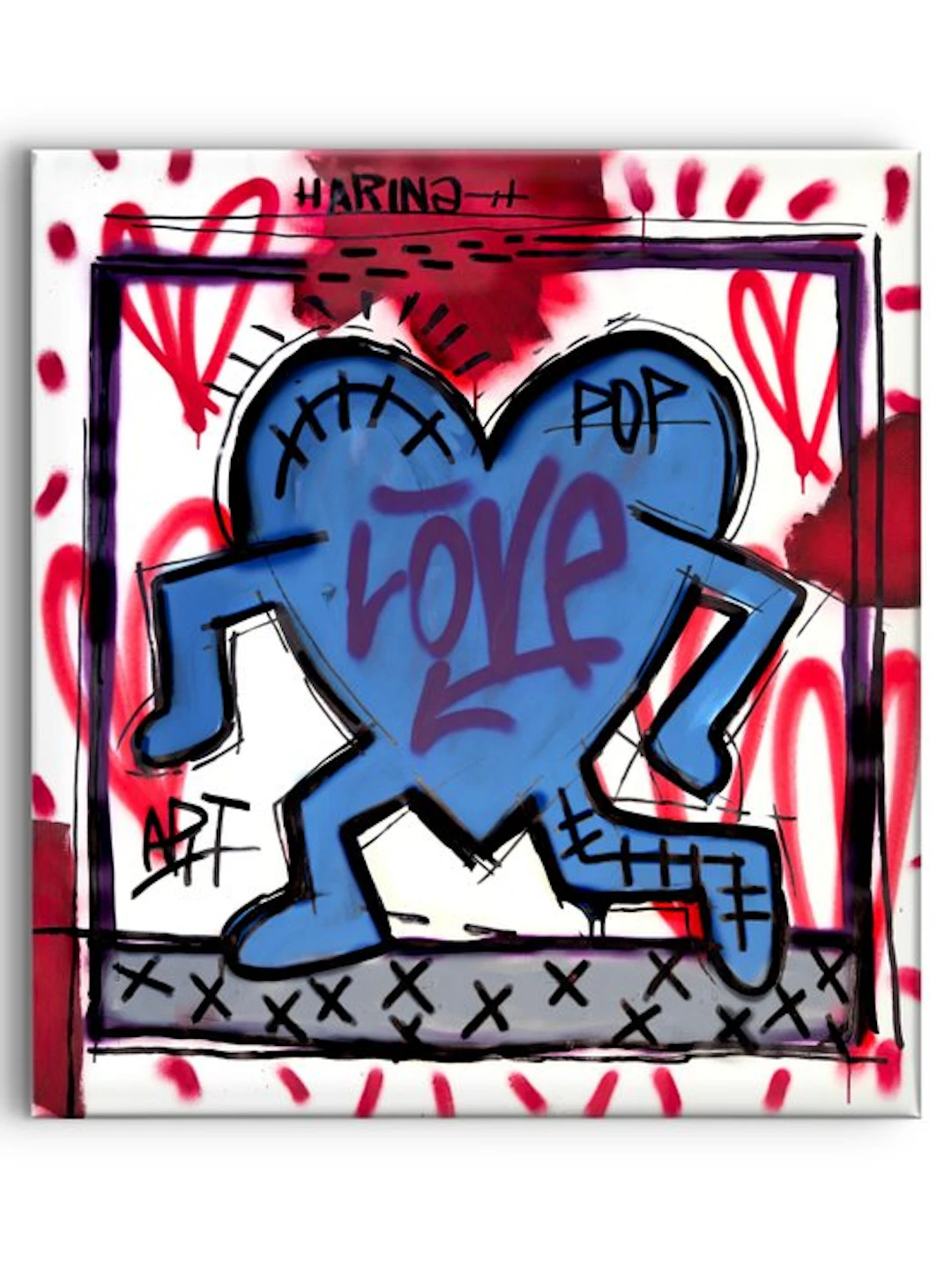 LACRISS (1990) - LACRISS x HARING X BLUE HEART - XL
