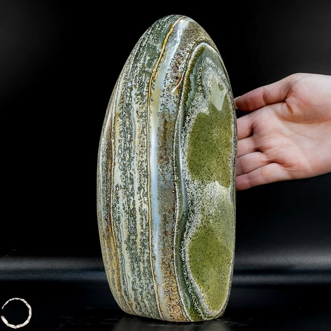 Very rare four-veined eye jasper crystal freeform – 3.6...