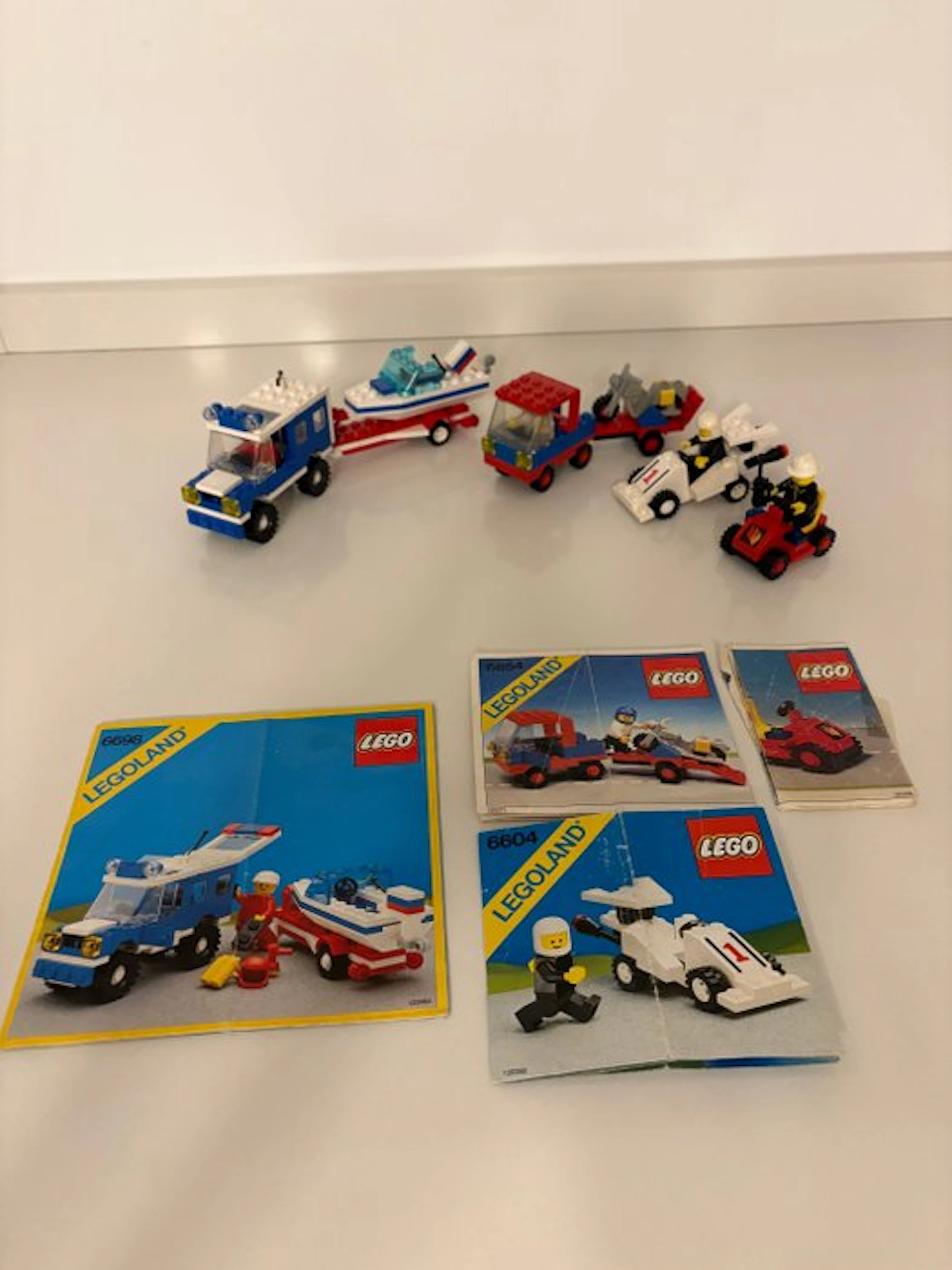 LEGO Set - Legoland - 6698-6654-6604-6611